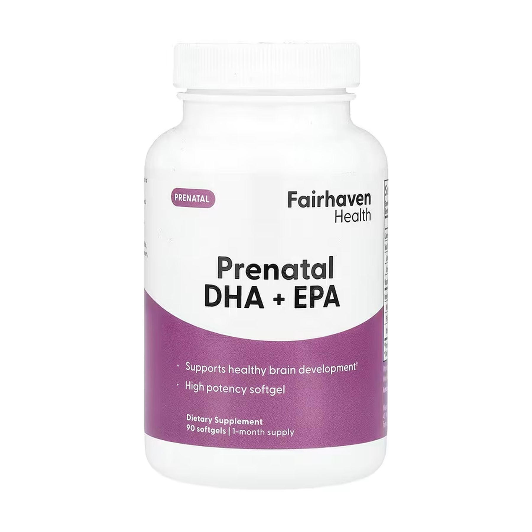 Fairhaven Health Prenatal DHA + EPA - 90 softgels 2023-10-6673