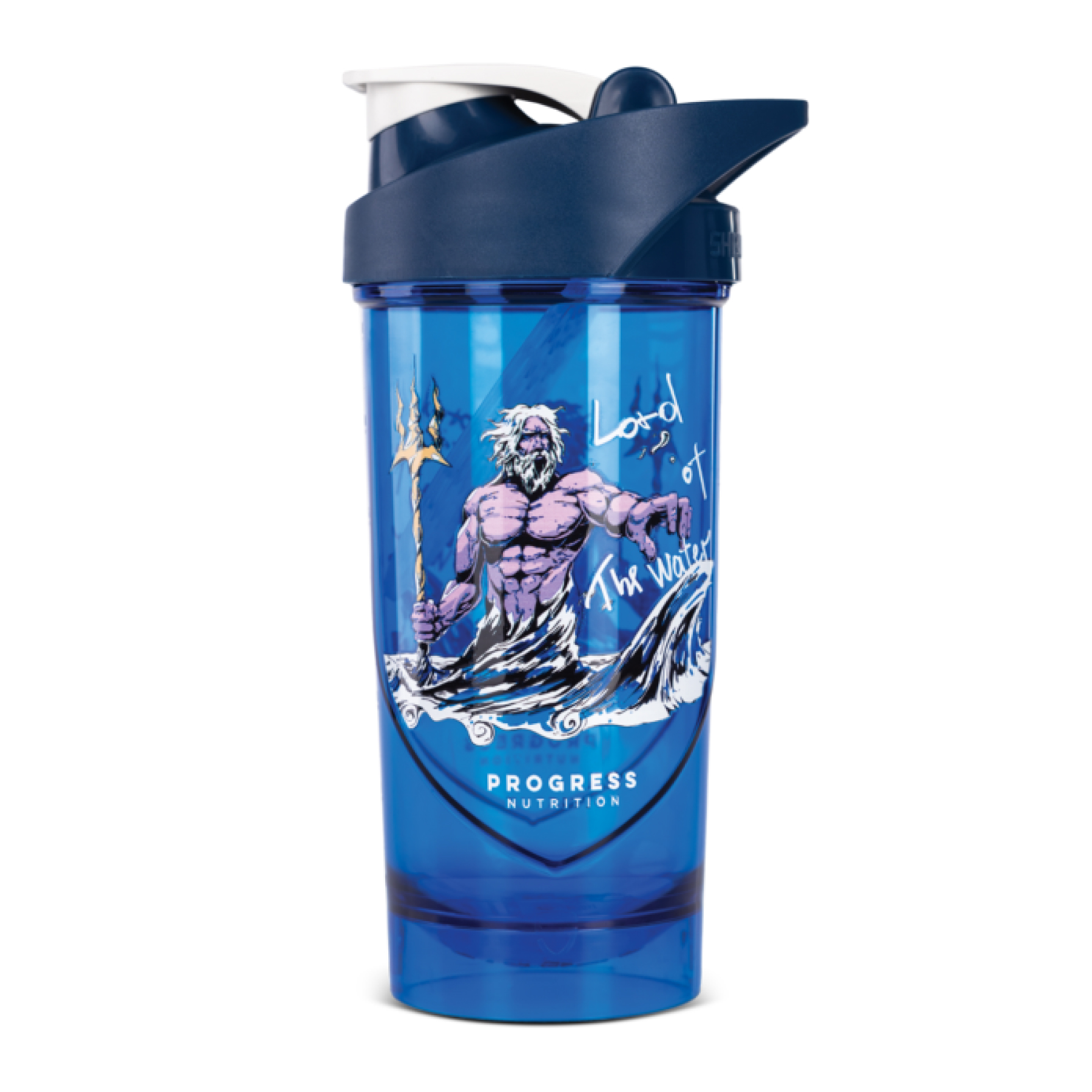Progress Nutrition Shaker Lord Of The Water - 700ml Blue 2022-10-2939