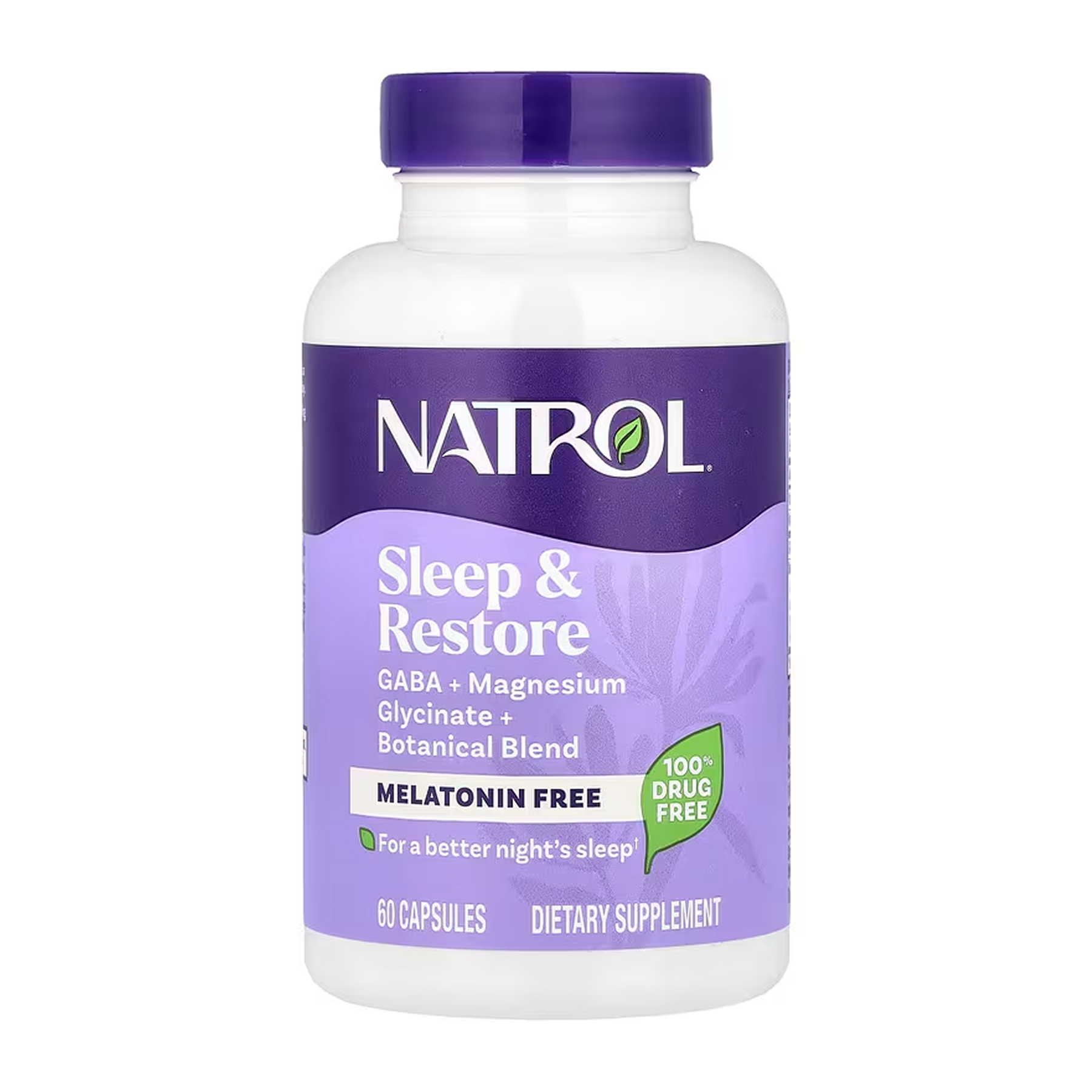 NATROL Sleep & Restore Melatonin Free - 60 caps 2023-10-6240