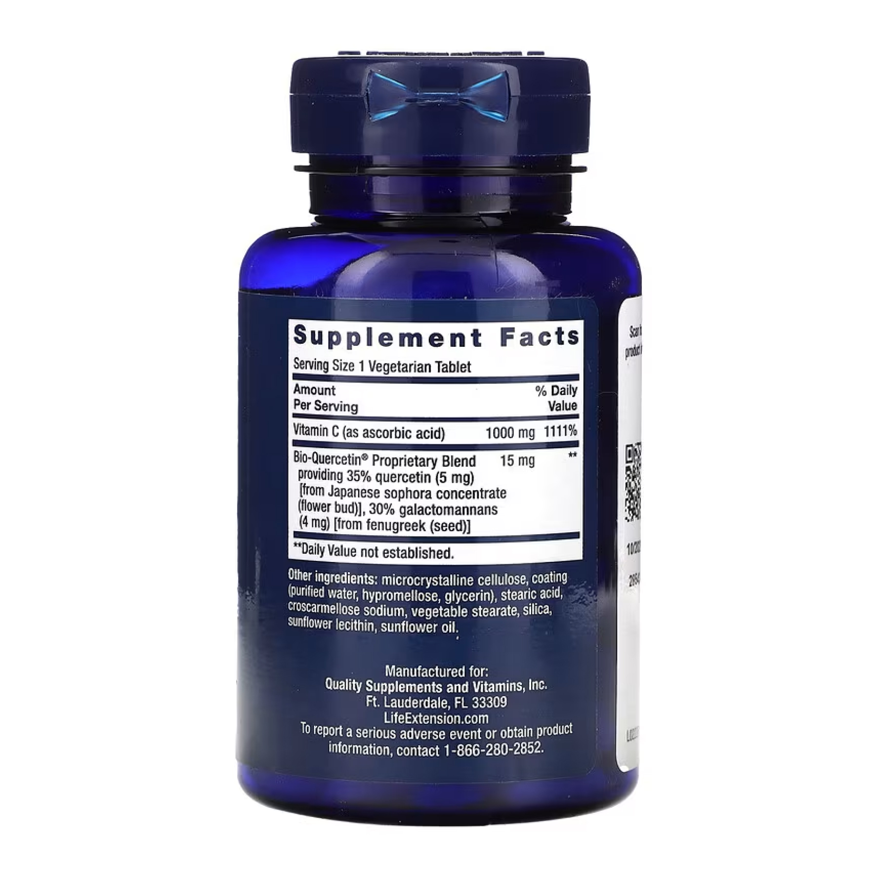 Life Extension Vitamin C & Bio-Quercetin Phytosome - 60 vcaps 2023-10-4696