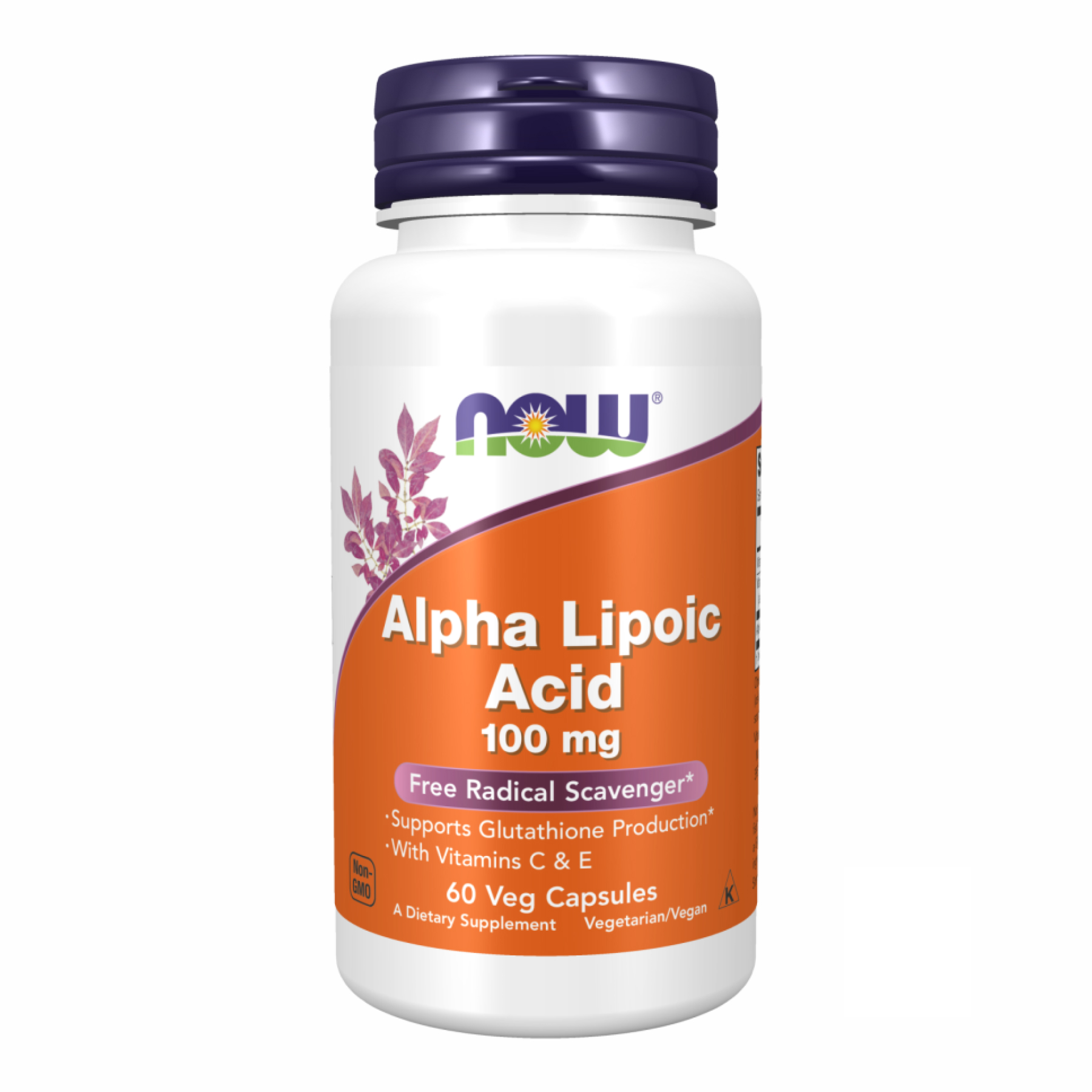 Now Foods Alpha Lipoic Acid 100mg - 60vcaps 100-75-9280354-20