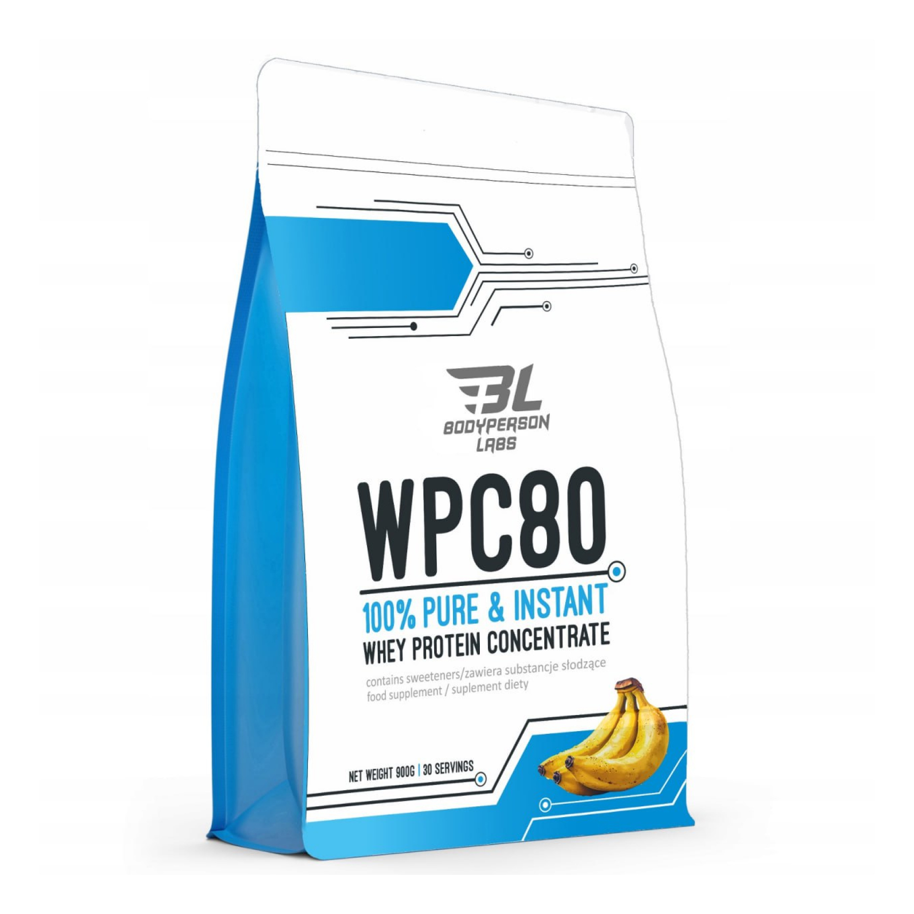 Bodyperson Labs WPC80 - 900g Banana 100-68-8344063-20