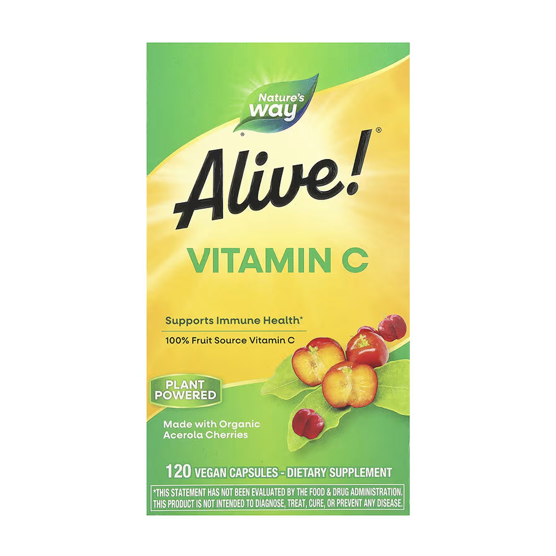 Nature's Way Alive! Vitamin C - 120 vcaps 2023-10-6384