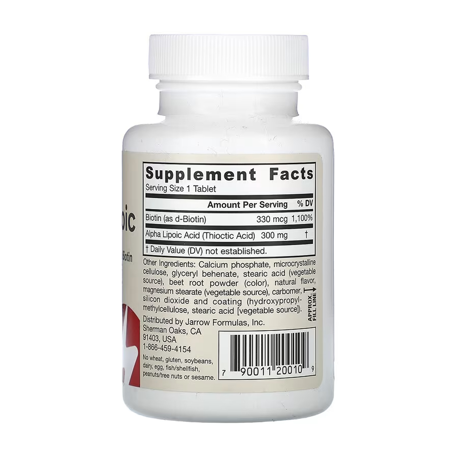 Jarrow Formulas Alpha Lipoic Sustain 300 mg - 60 tabs 2023-10-7153