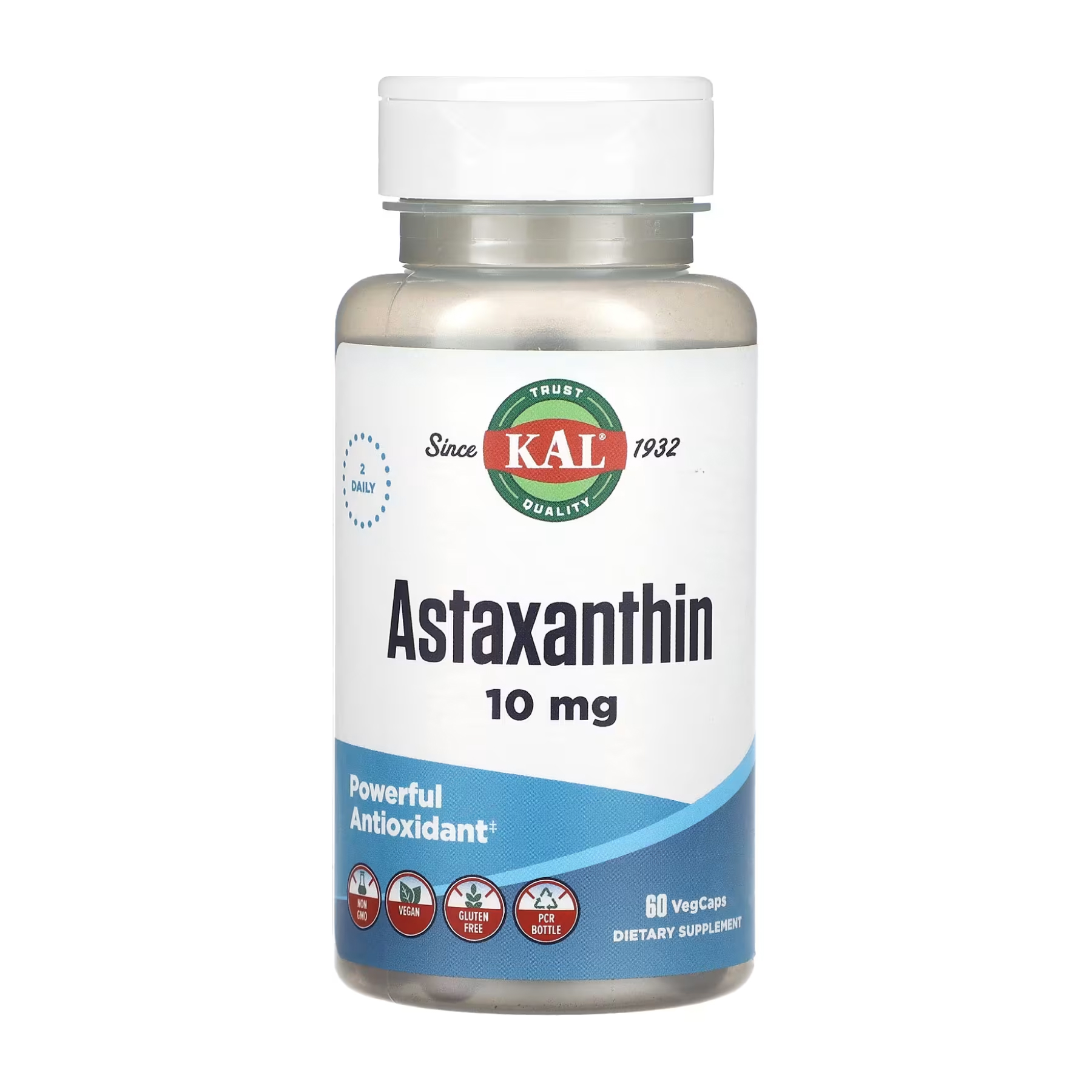 KAL Astaxanthin 10mg - 60 tabs 2023-10-3417