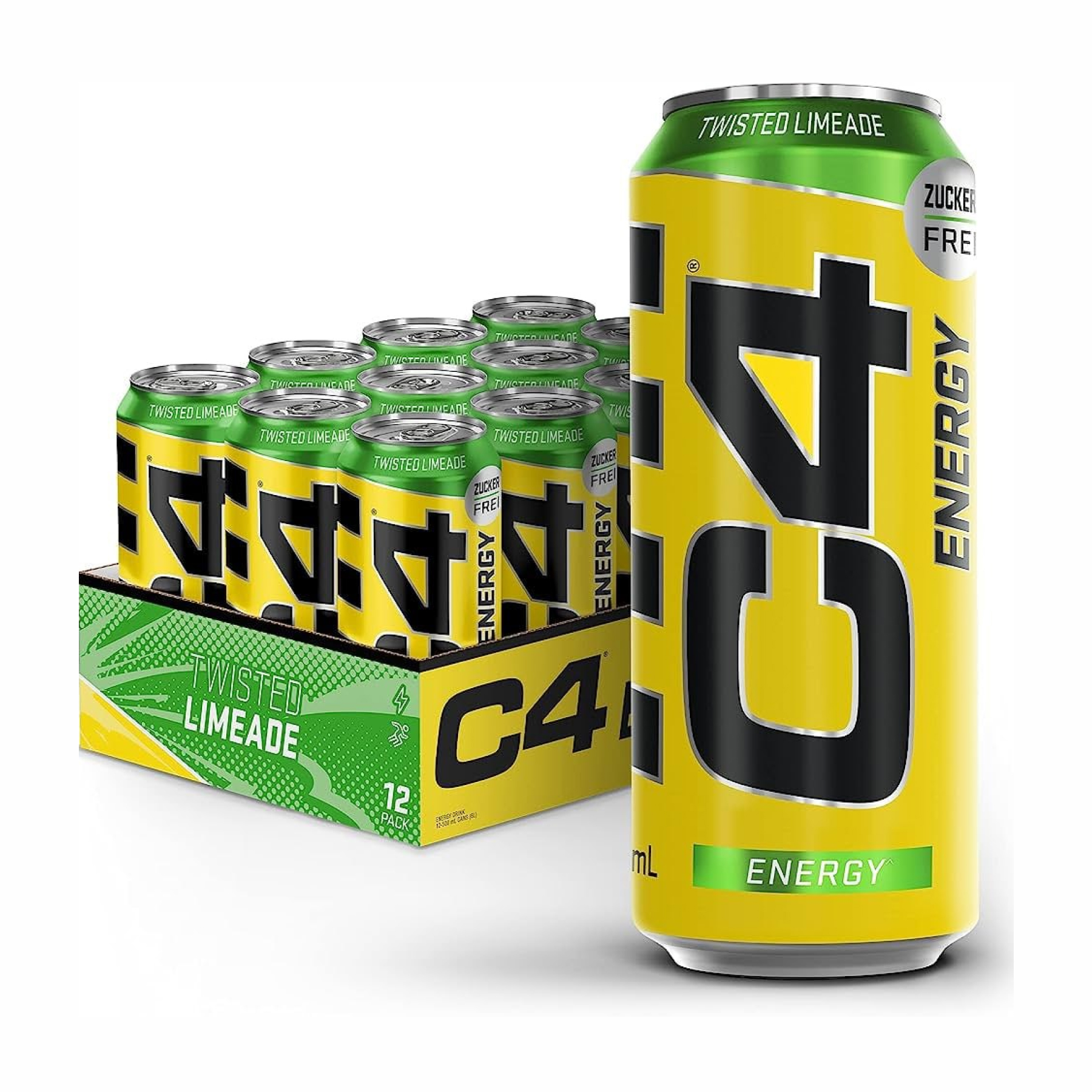 Cellucor C4 - 500 ml х 12 шт Twisted limeade 2022-10-0430