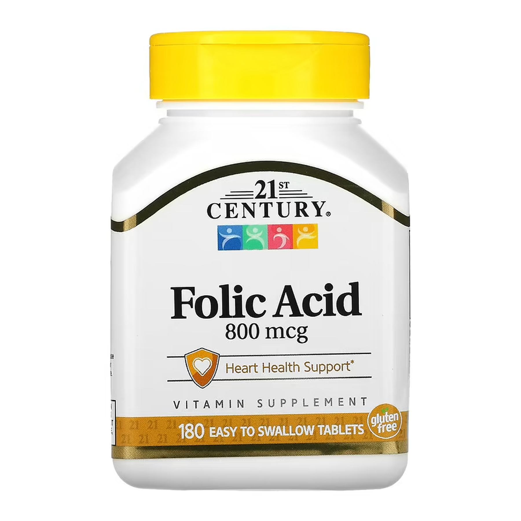 21st Century Folic Acid 800 mcg - 180 tabs 2023-10-7094