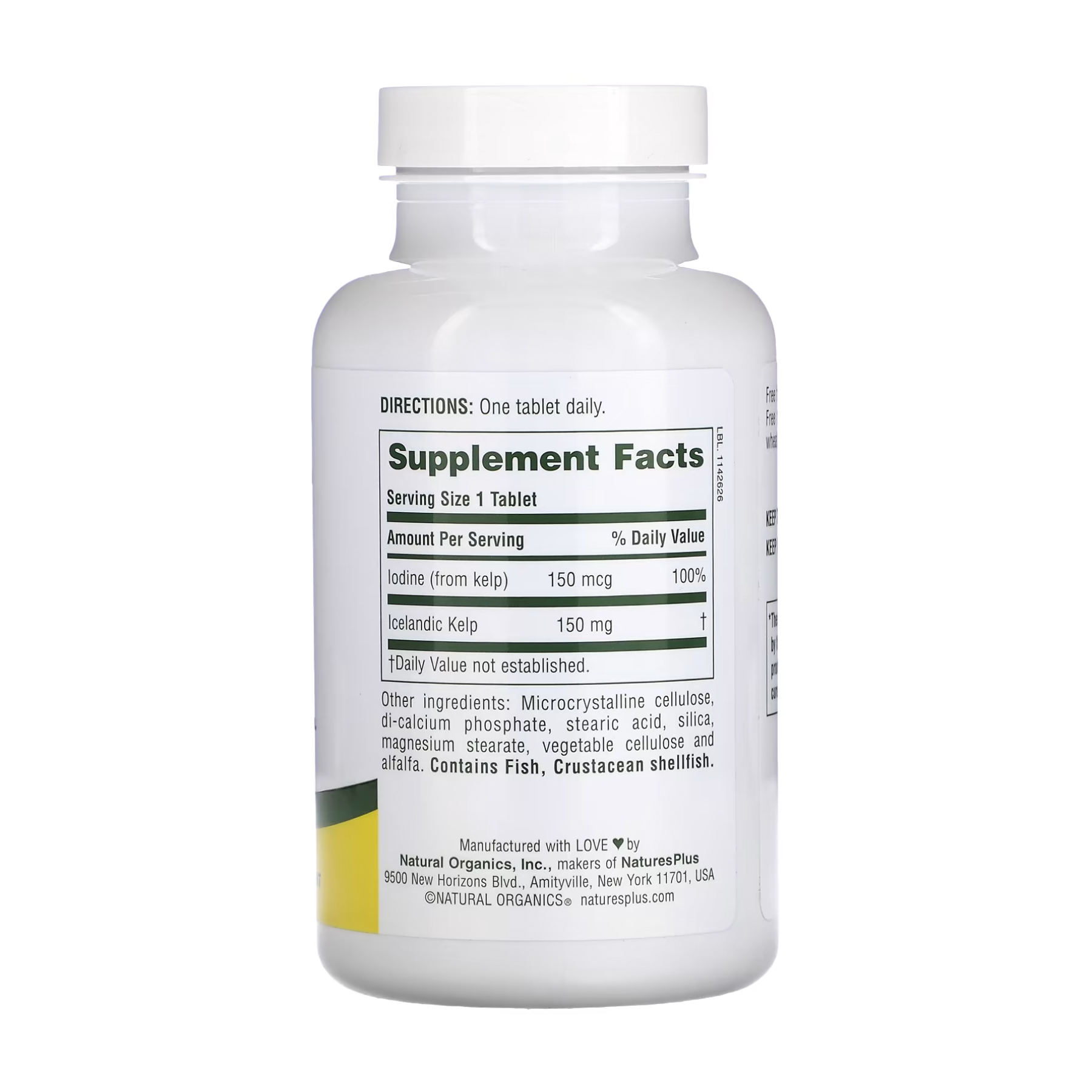 Nature's Plus Kelp - 300 tabs 2023-10-2363