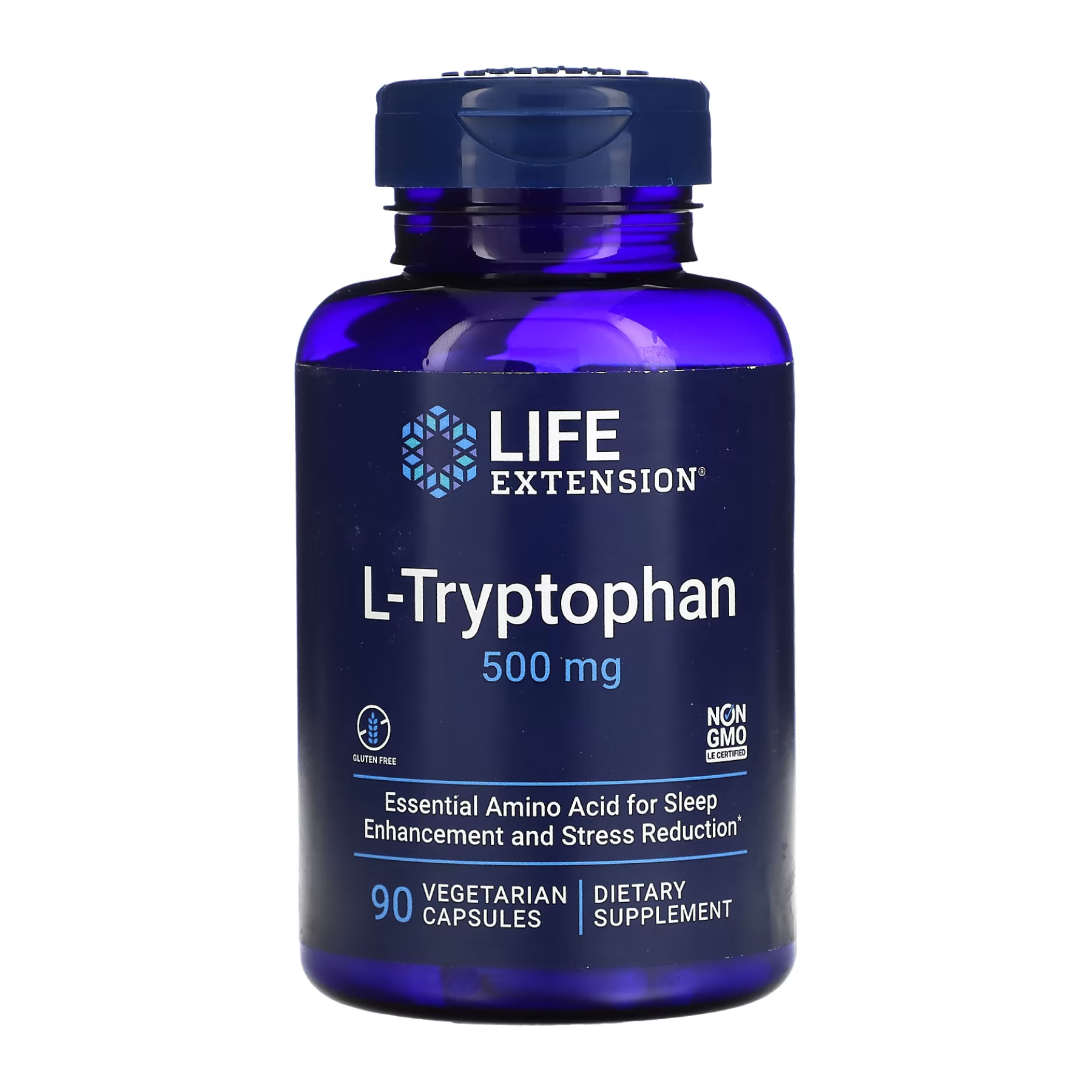 Life Extension L-Tryptophan 500mg - 90 vcaps (До 01.25) 2023-10-5904