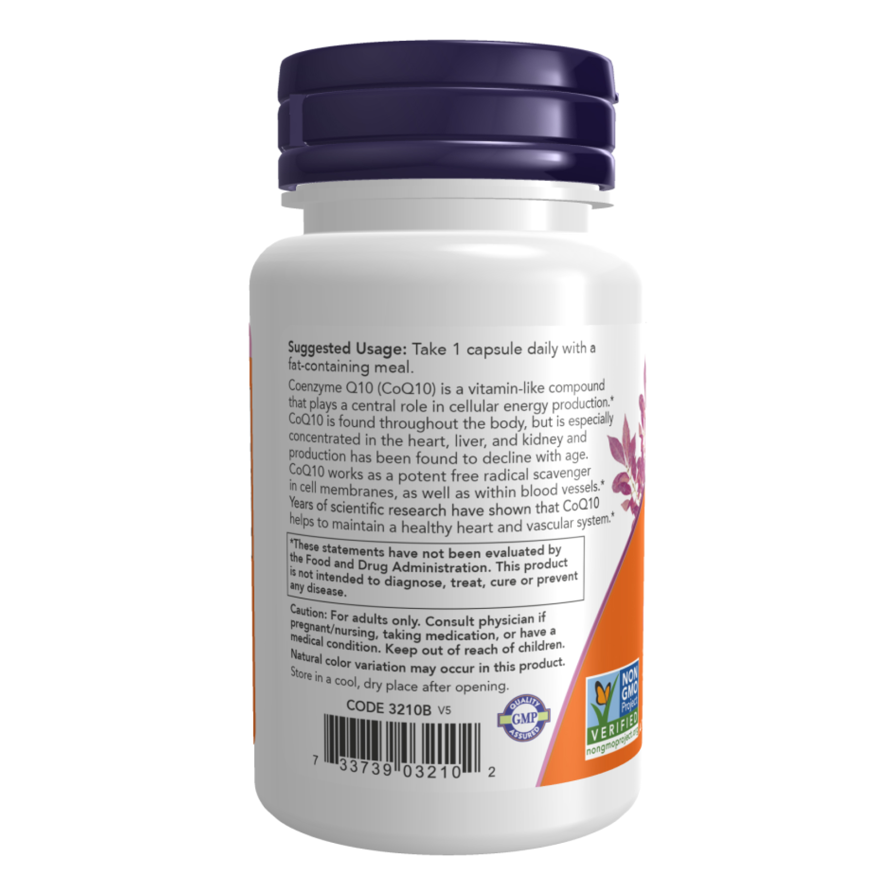 Now Foods CoQ10 100mg - 90 vcaps 2022-10-2625