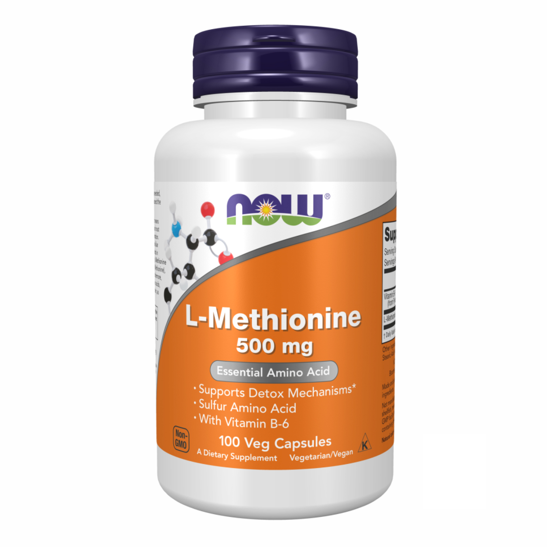 Now Foods L-Methionine 500mg - 100 caps 2022-09-1170