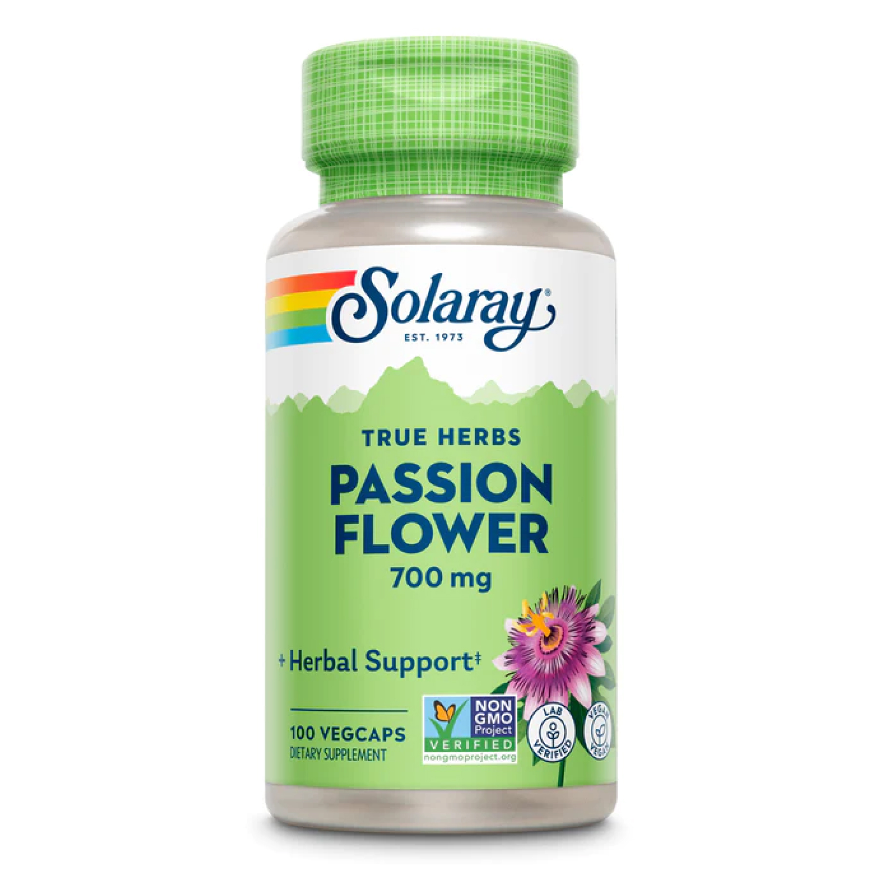 Solaray Passion Flower 700mg - 100 vcaps 2022-10-1779