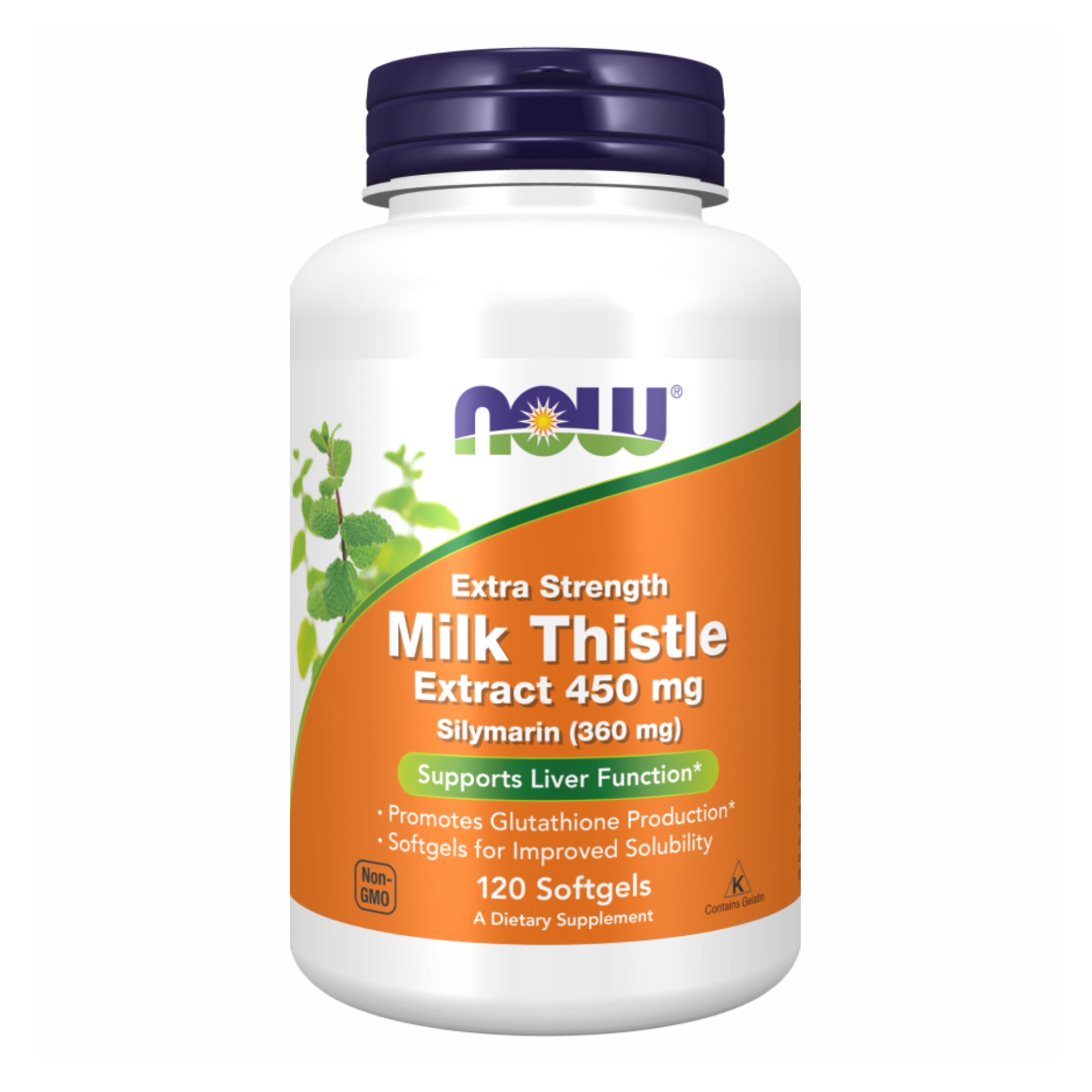 Now Foods Silymarin Milk Thistle 450mg - 120 sgels 2022-10-1712