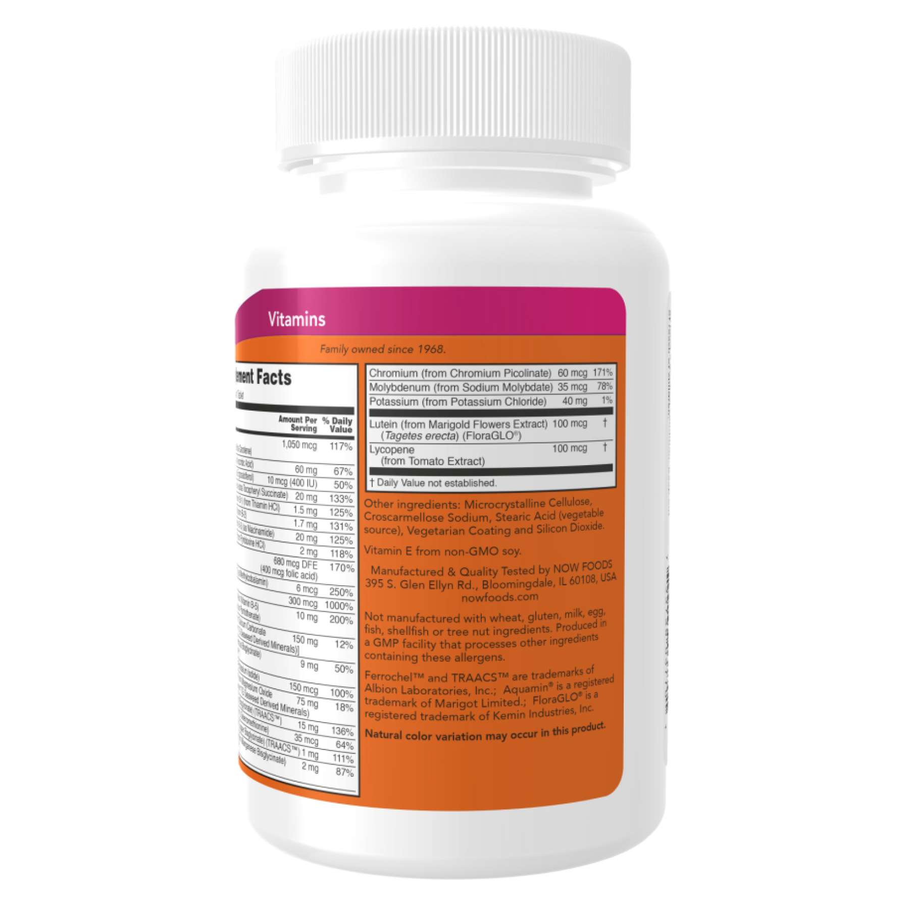 Now Foods Daily Vits™ - 250 tabs 2023-10-2828