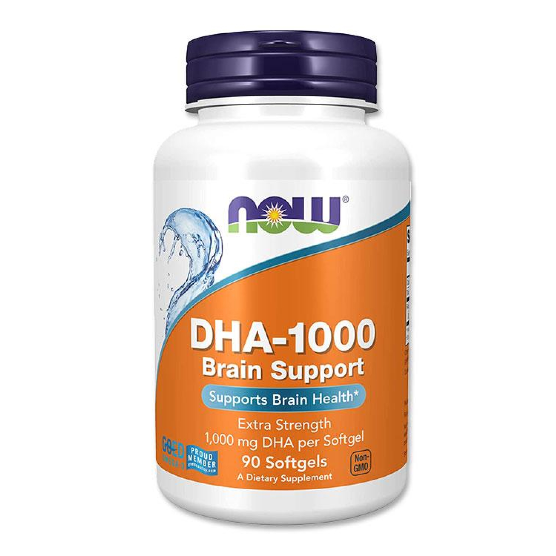 Now Foods DHA-1000 Brain Support - 90 softgels 2023-10-4598