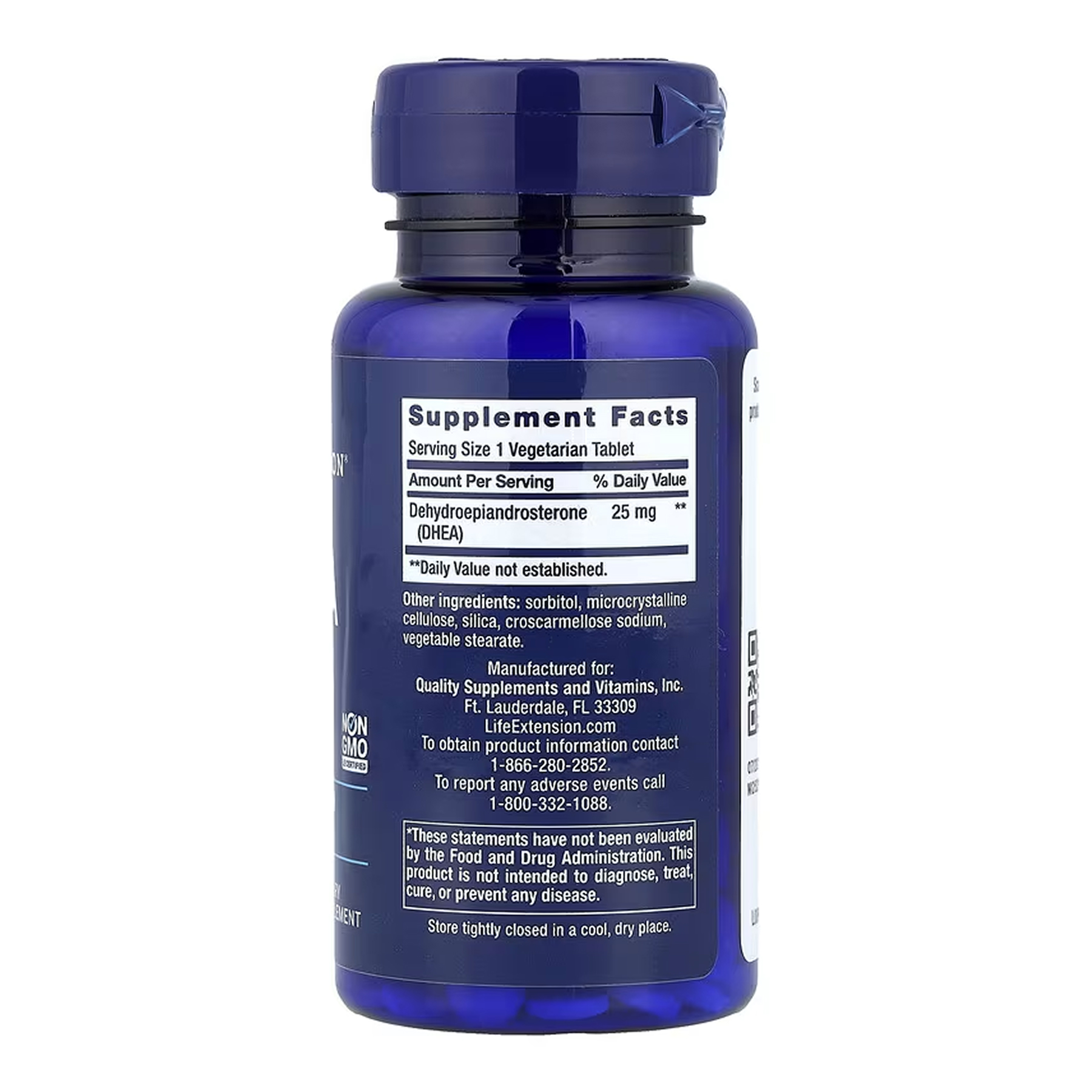 Life Extension DHEA 25 mg - 100 caps 2023-10-3212