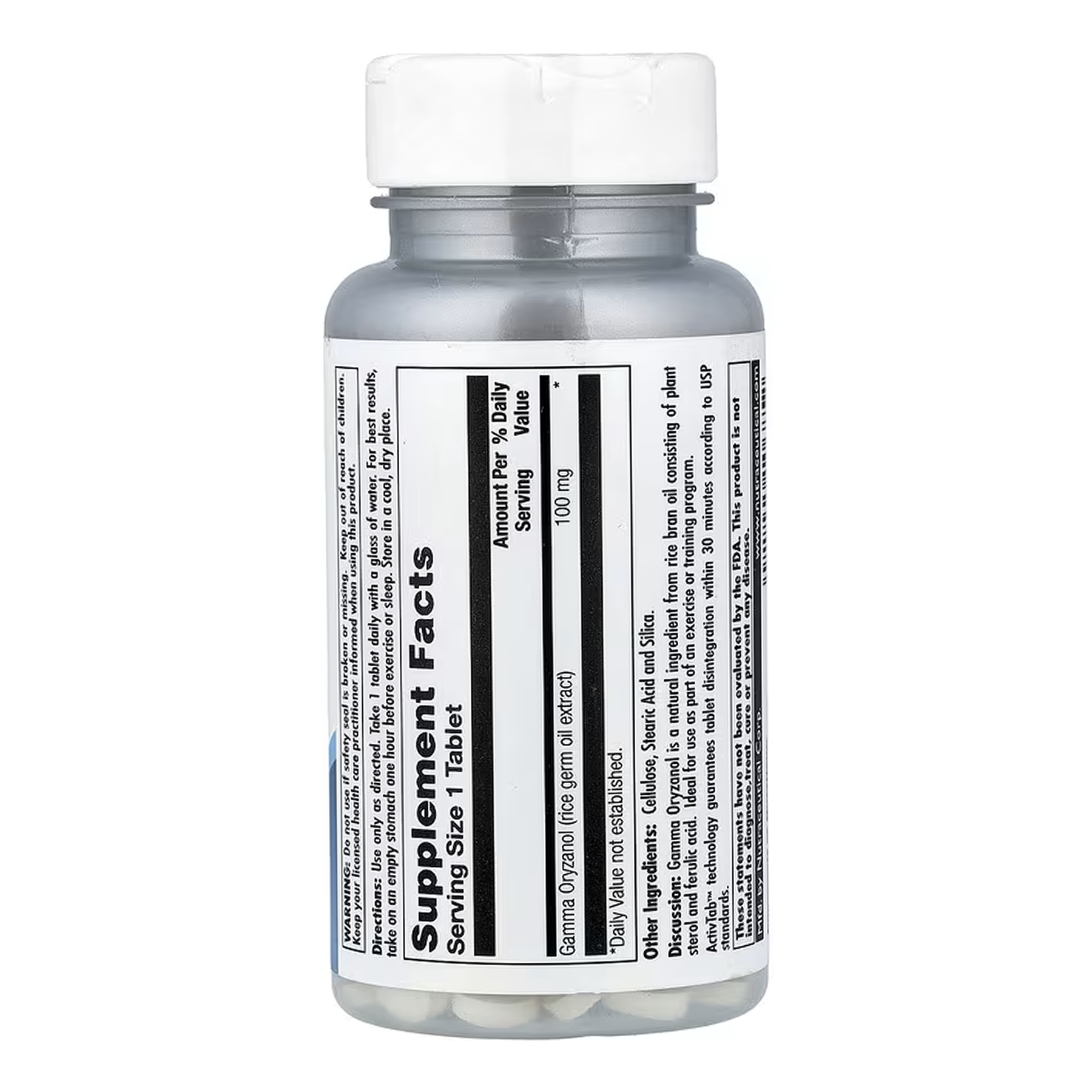 KAL Gamma Oryzanol 100mg - 100 tabs 2023-10-7417