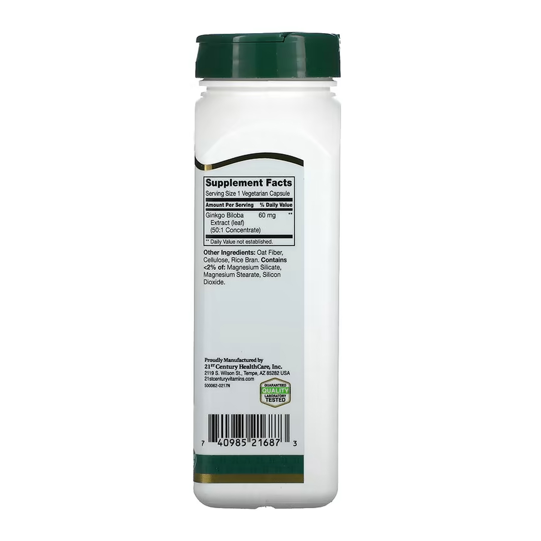 21st Century Ginkgo Biloba Extract - 200 caps 2023-10-7095