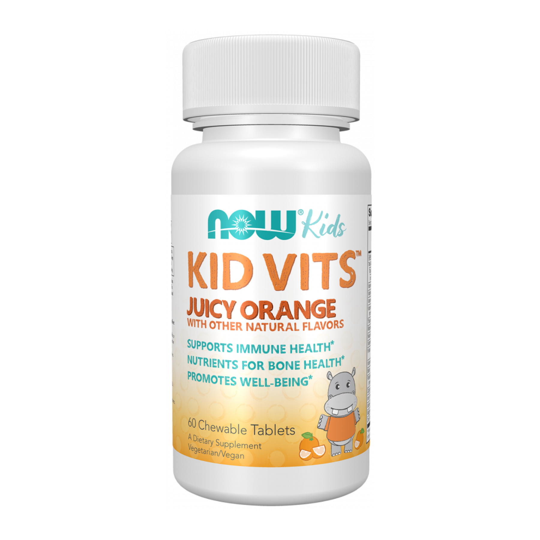 Now Foods Kid Vits™ Juicy Orange Chewable - 60 tabs 2023-10-5102