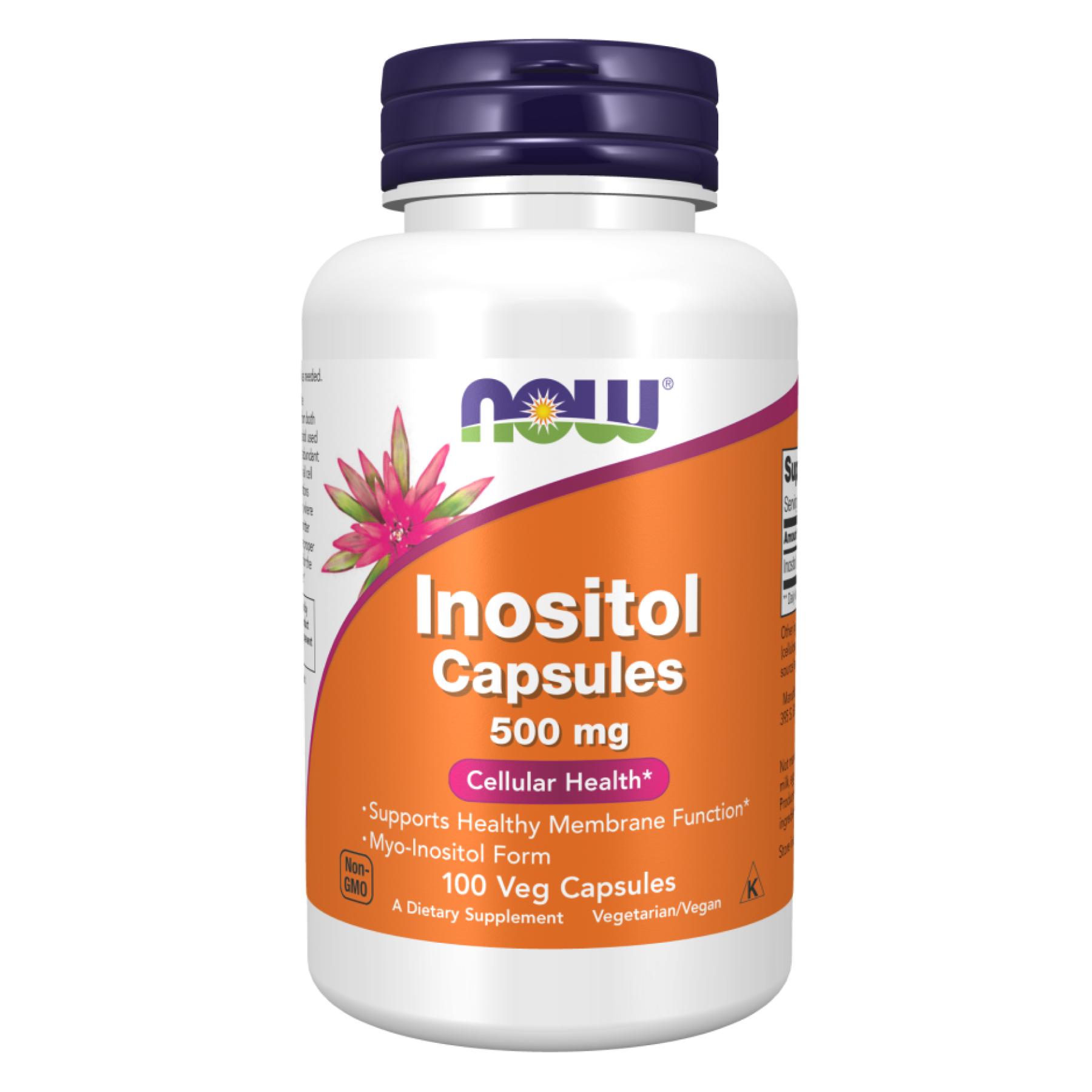 Now Foods Inositol 500mg - 100caps 100-74-1287282-20