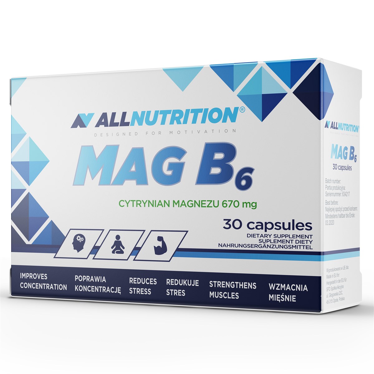 Allnutrition MAG B6 - 30caps 100-89-8266608-20