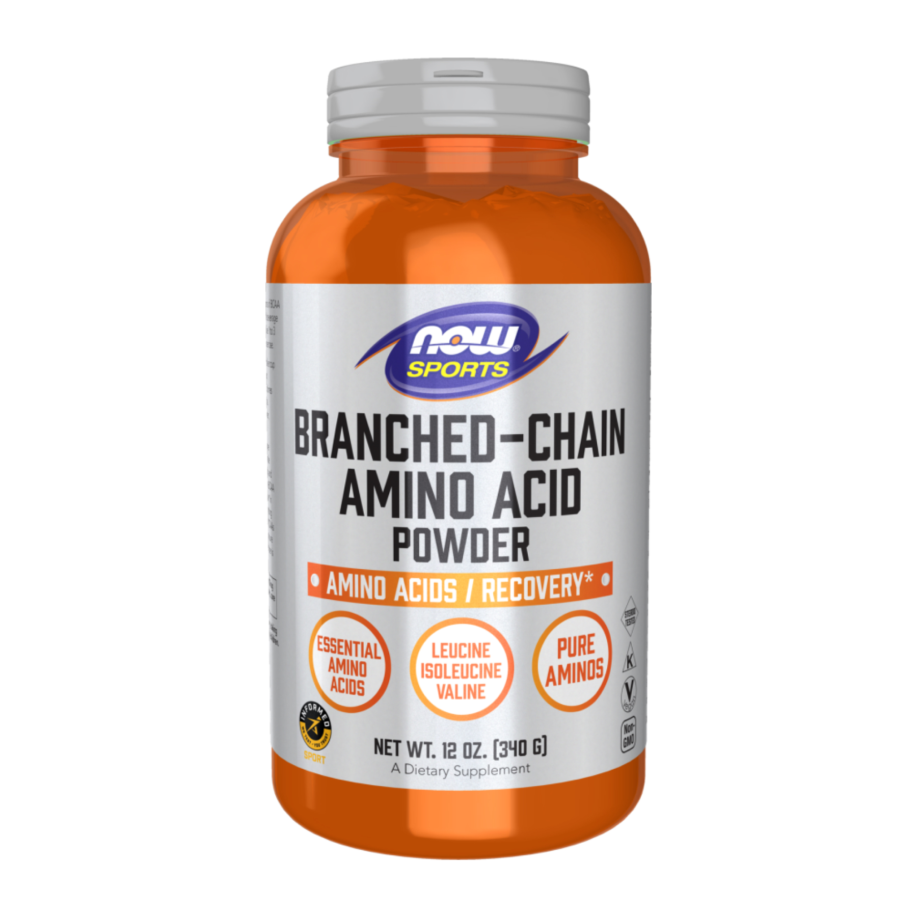 Now Foods Branched Chain Amino Acid Powder - 340g 2023-10-4525