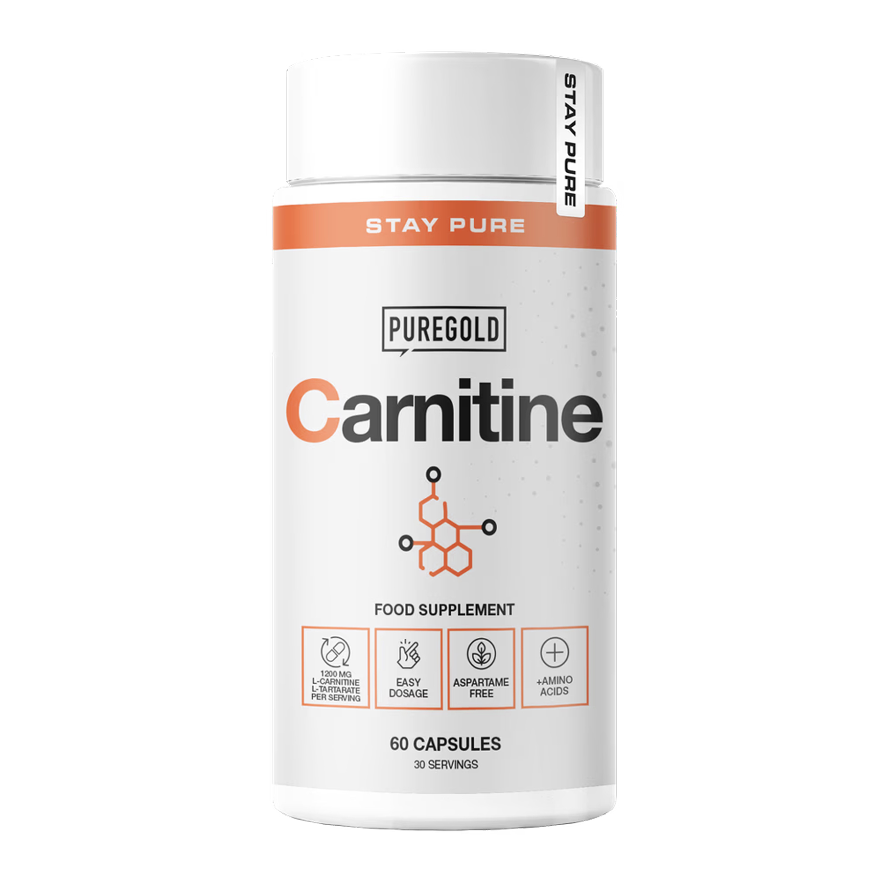 Pure Gold Carnitine - 60 caps 2023-10-6045