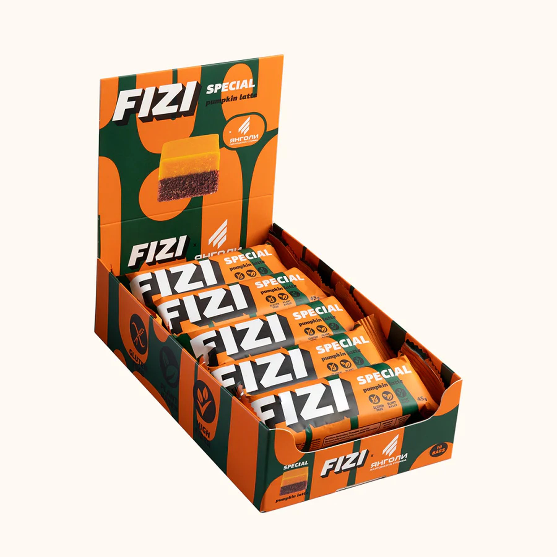 FIZI Fizi Special - 10x45g Pumpkin Latte 2023-10-7550