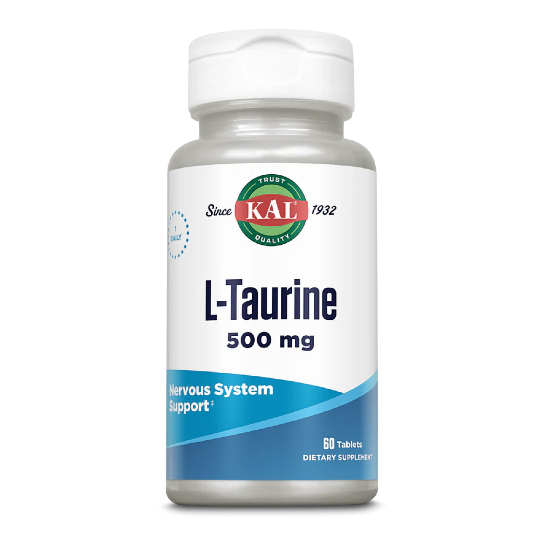 KAL L-Taurine 500mg - 60 tabs 2023-10-3101