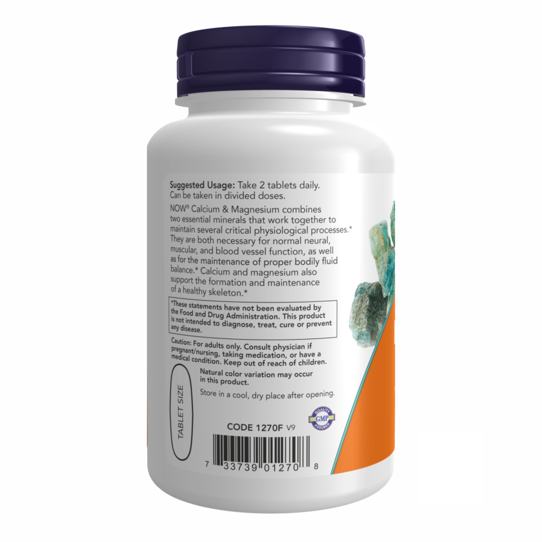 Now Foods Cal- Mag 500/250mg - 100 tabs 2022-10-0023