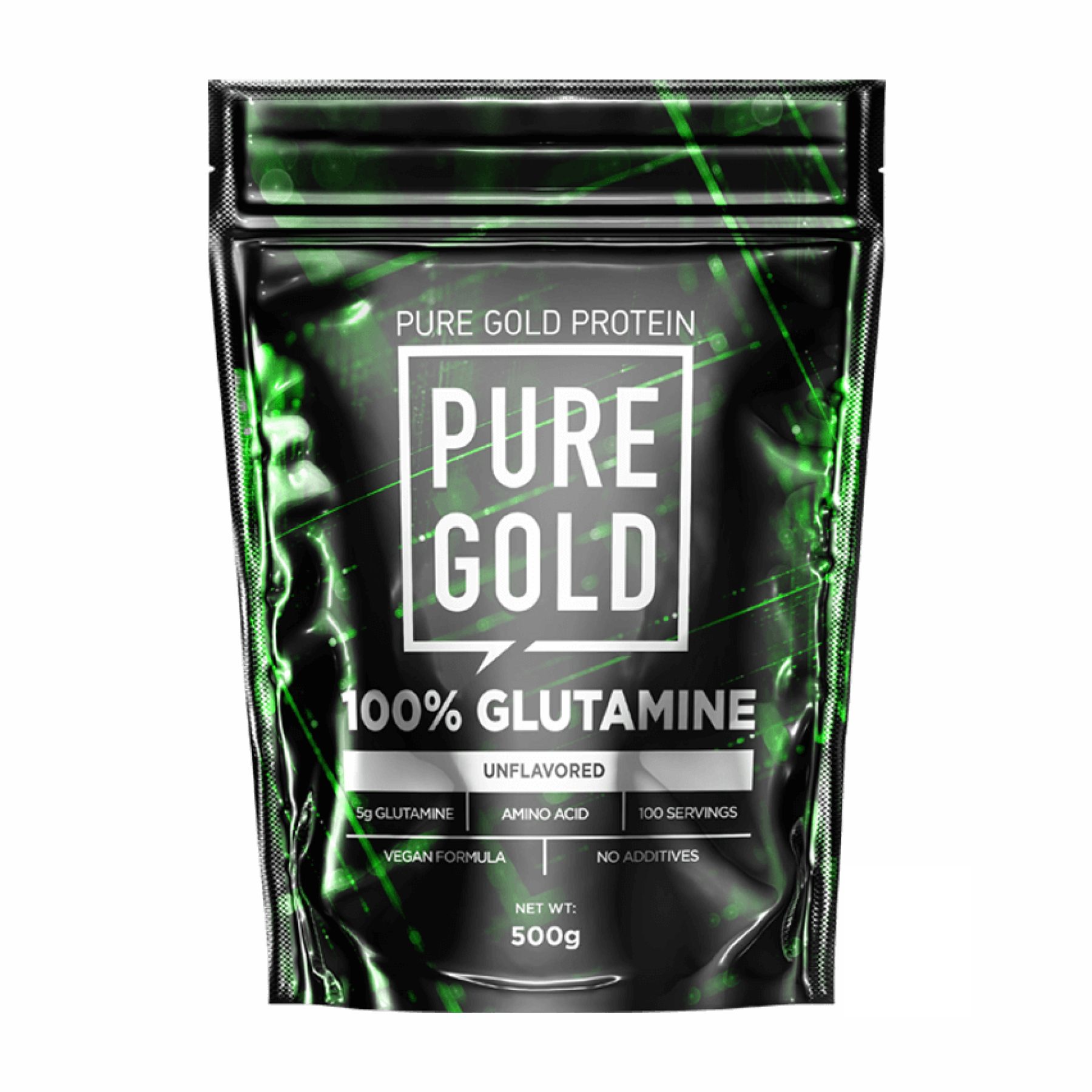 Pure Gold 100% Glutamine - 500g 2022-09-1117