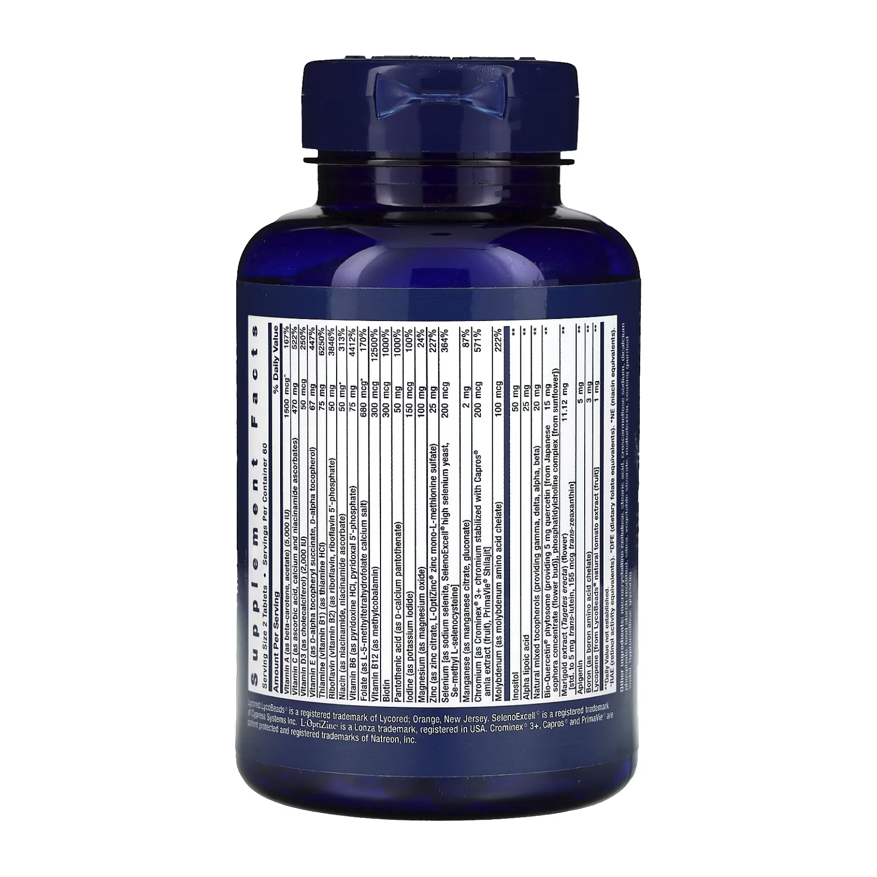 Life Extension Two-Per-Day Multivitamin - 120 tabs 2022-10-1968