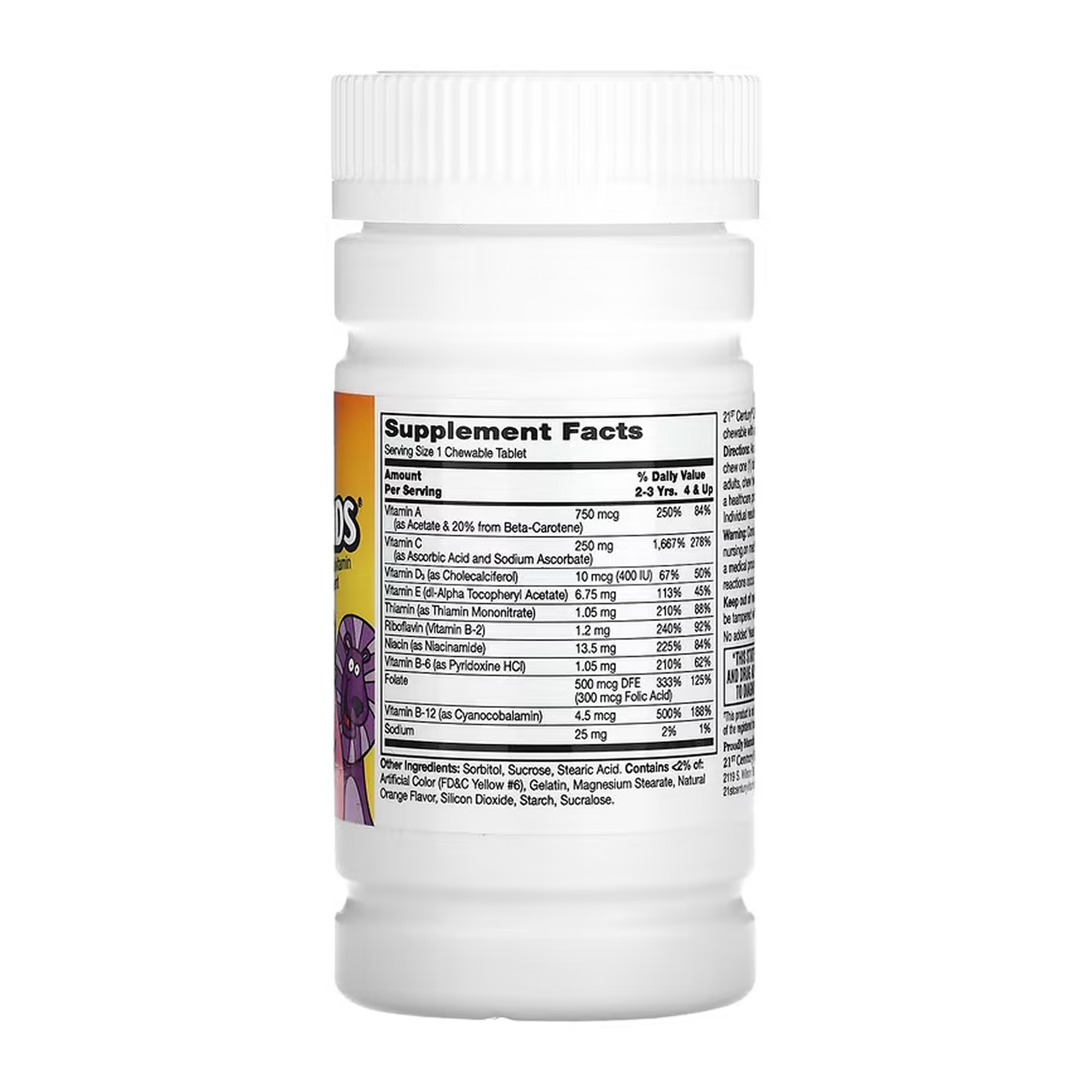 21st Century Zoo Friends Multi with Extra C - 60 chewable tabs 100-85-3175286-20