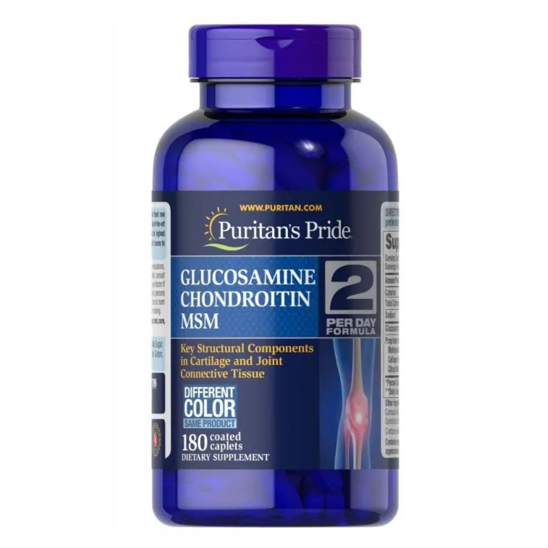 Puritans Pride Glucosamine Chondroitin MSM Triple Strength - 180tabs 100-64-2750232-20