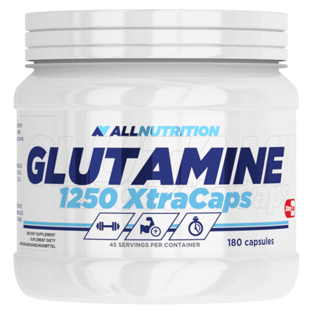 Allnutrition Glutamine 1250 Xtracaps - 180caps 100-33-2392554-20