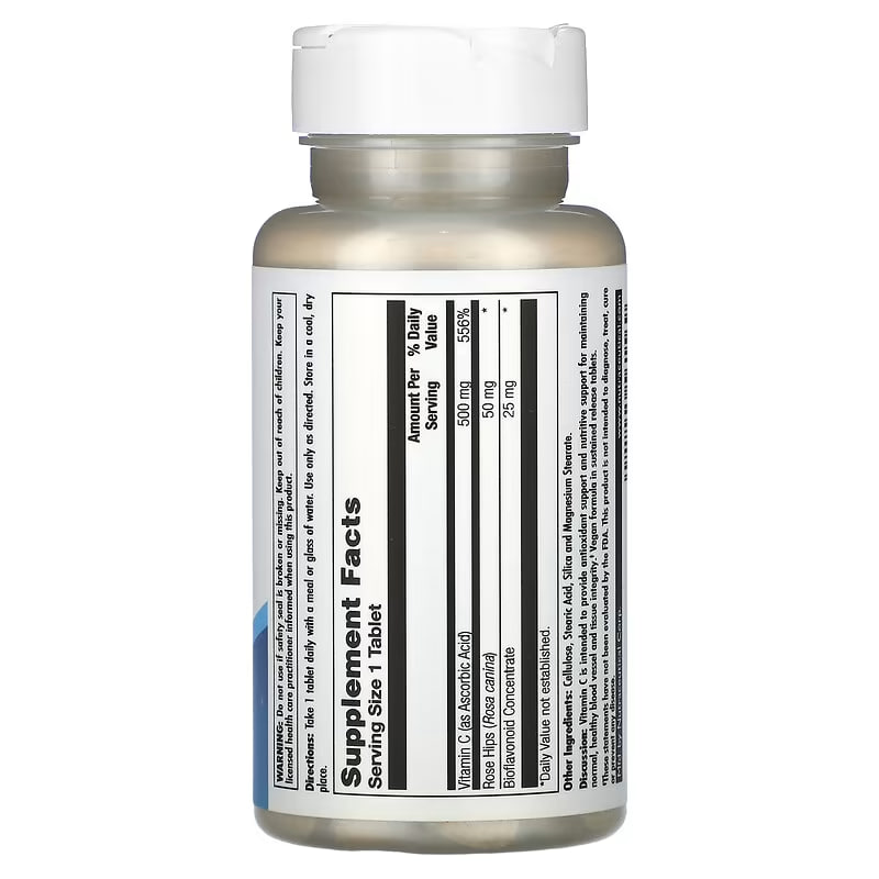 KAL C 500 + Rose Hips & Bioflavonioids Sustained Release - 100 tabs 2023-10-4417