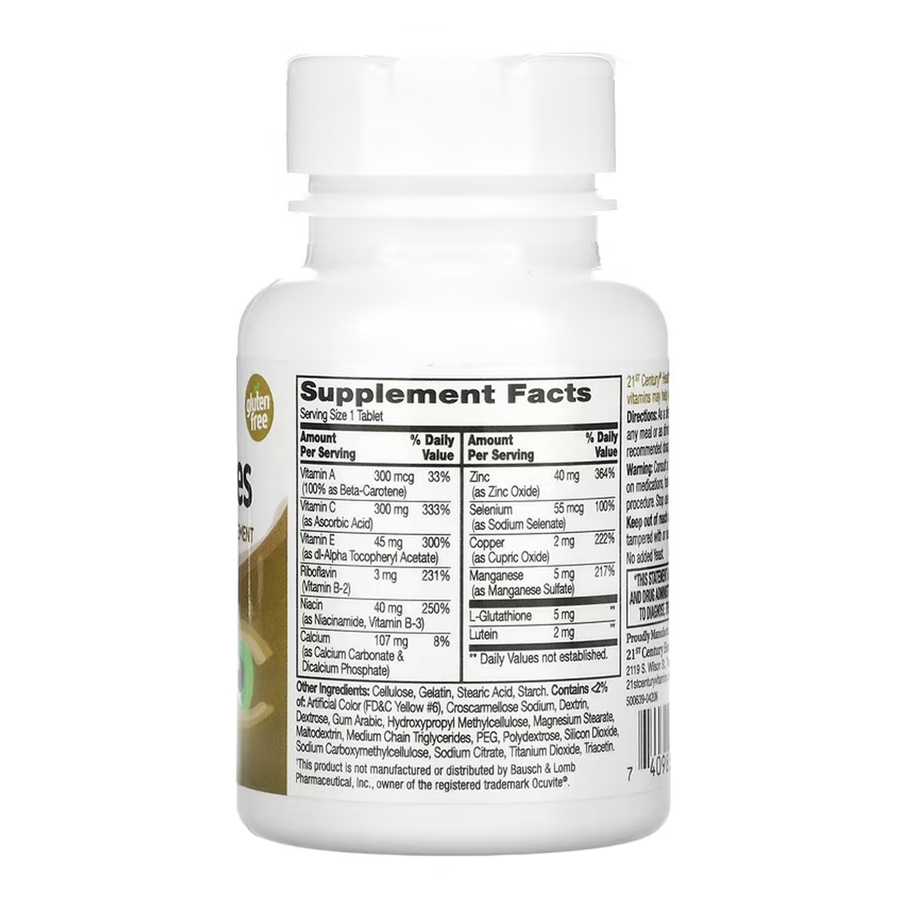 21st Century Healthy Eyes Extra - 36 tabs 2023-10-7097