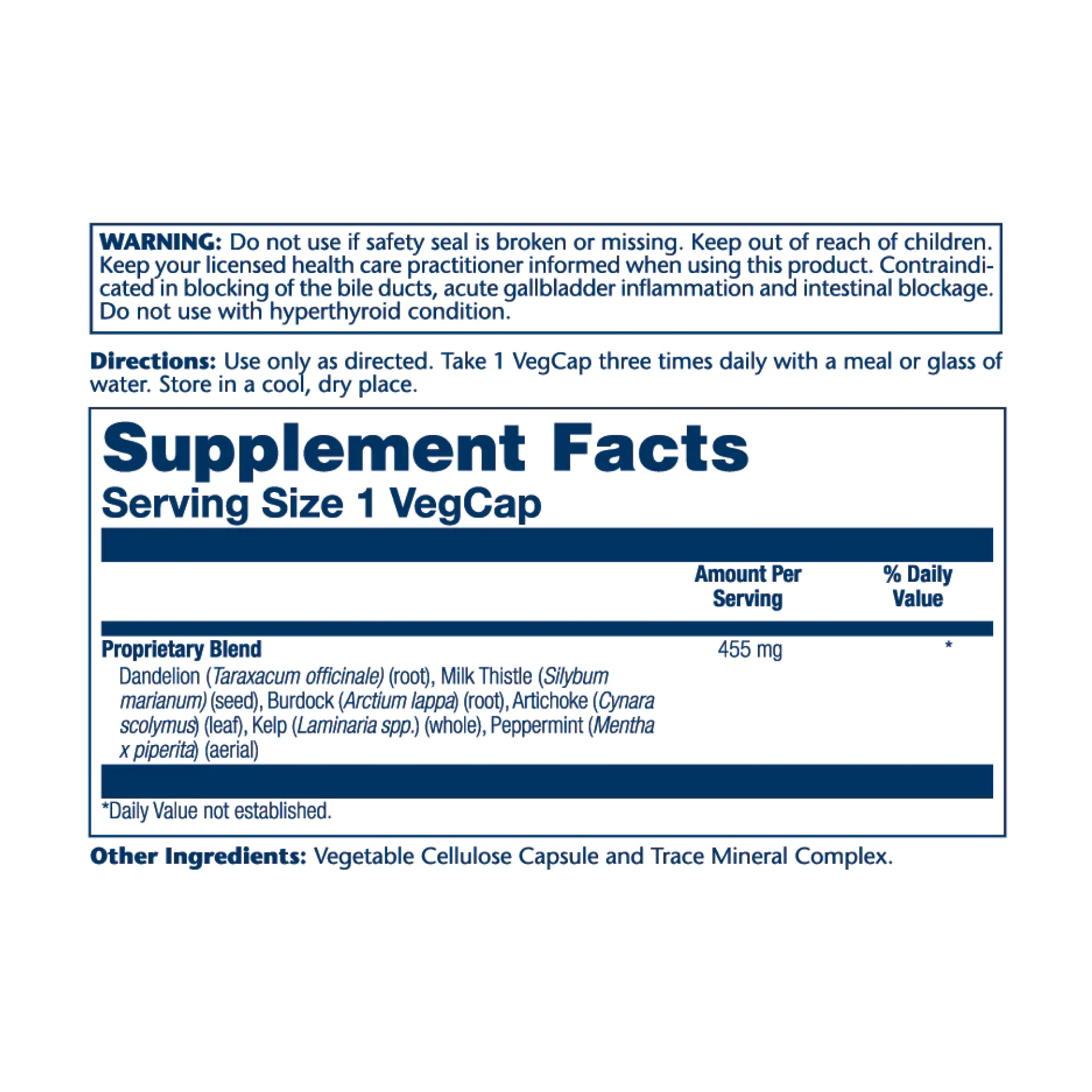 Solaray Liver Blend SP-13 - 100 vcaps 2022-10-1782