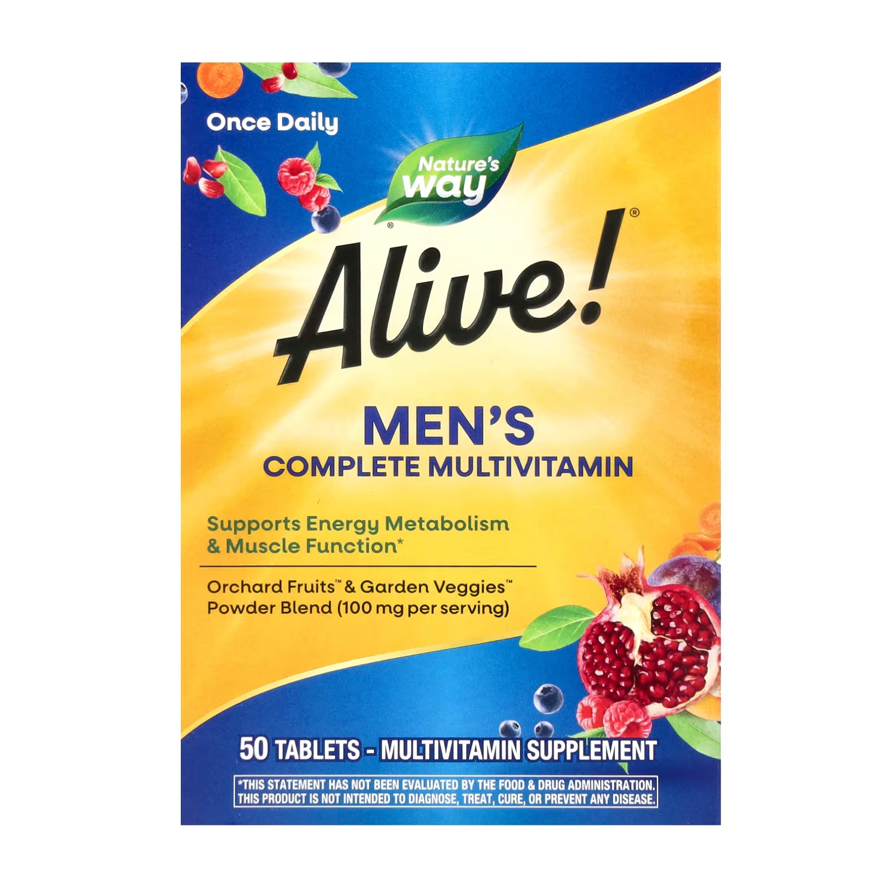 Nature's Way Men's Complete Multivitamin - 50 tabs 2022-10-1715