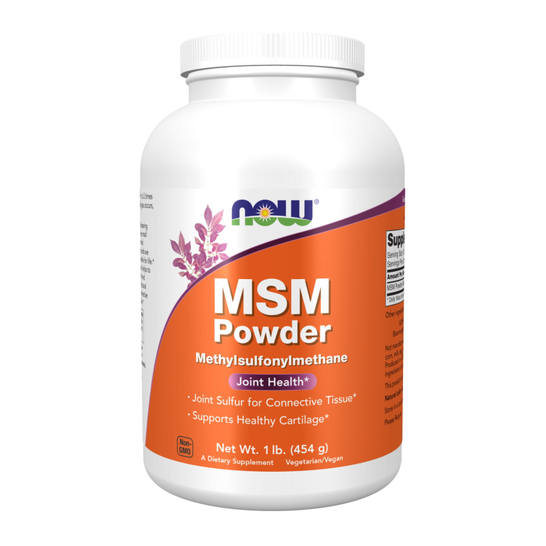 Now Foods MSM Powder - 454g 2023-10-3795