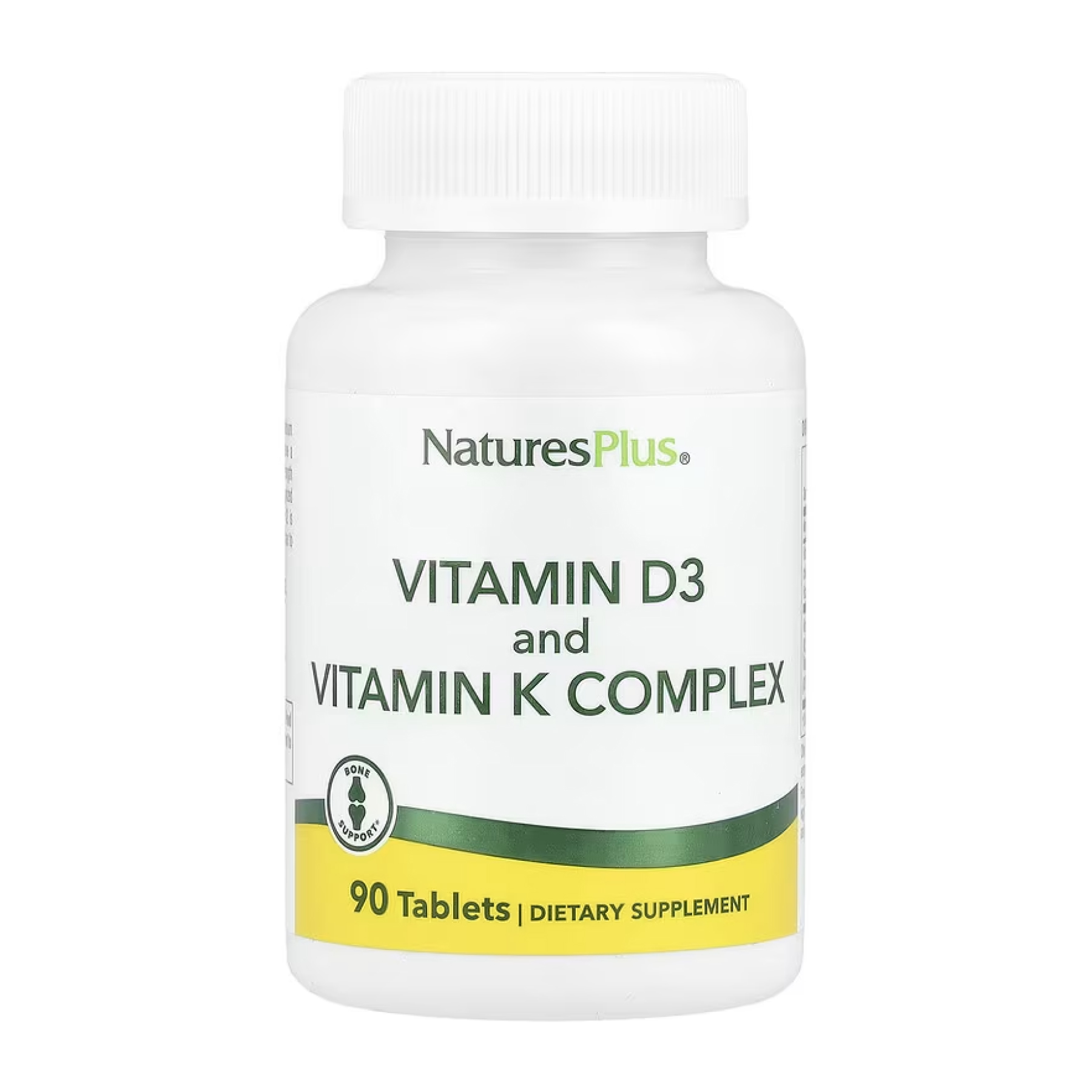 Nature's Plus Vit D3 K2 2500 IU/120 mcg - 90 tabs 2023-10-2366