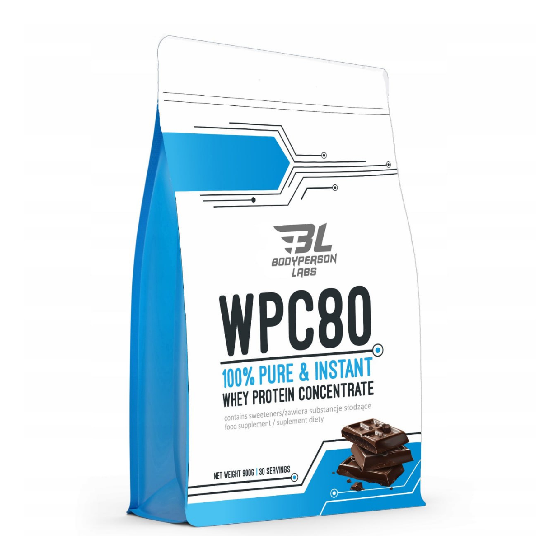 Bodyperson Labs WPC80 - 900g Сhocolate 100-71-4430213-20