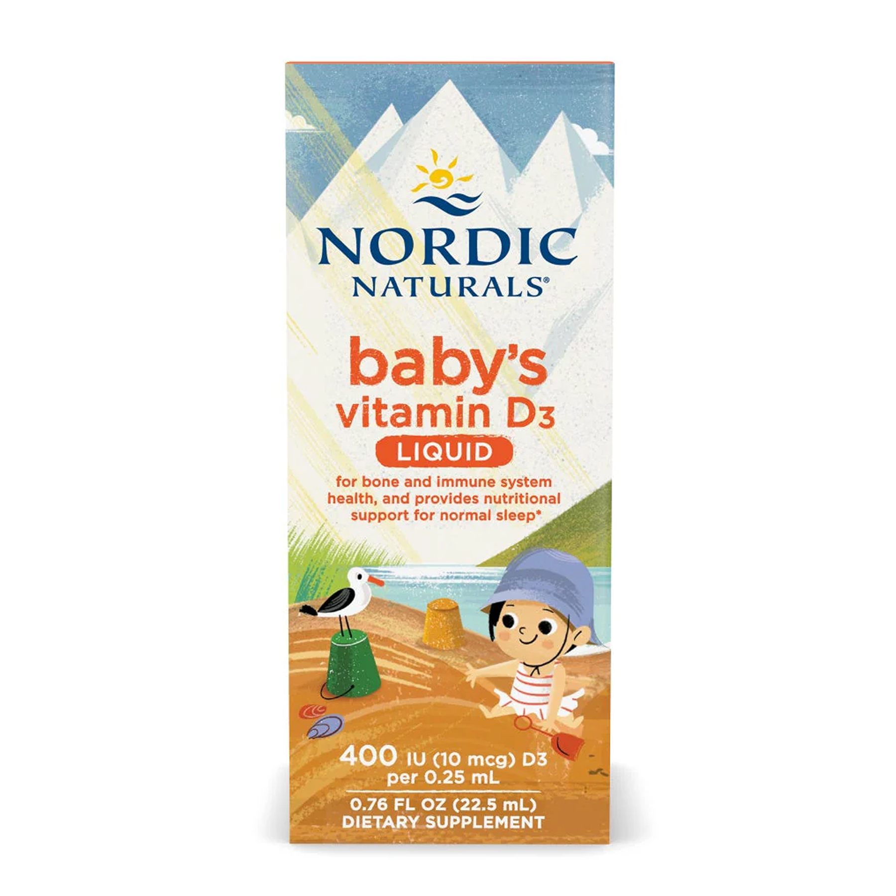 Nordic Naturals Baby's Vitamin D3 Liquid - 22.5 ml 2023-10-5945