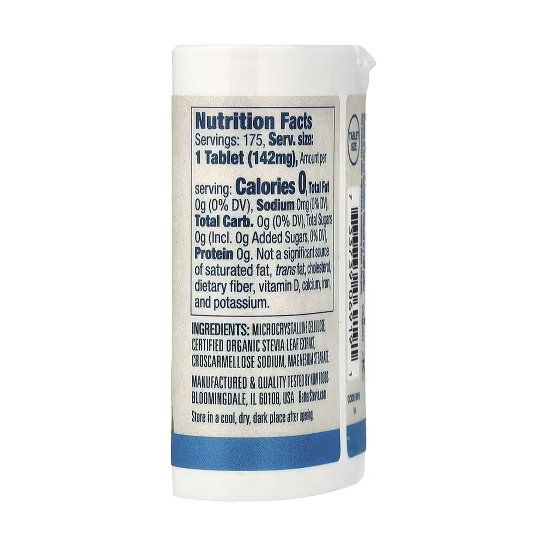 Now Foods Better Stevia Instant - 150 tabs 2023-10-6867