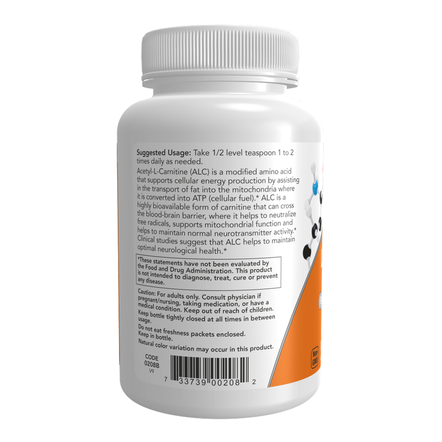 Now Foods L-Carnitine Pure Powder - 85g 2023-10-4527