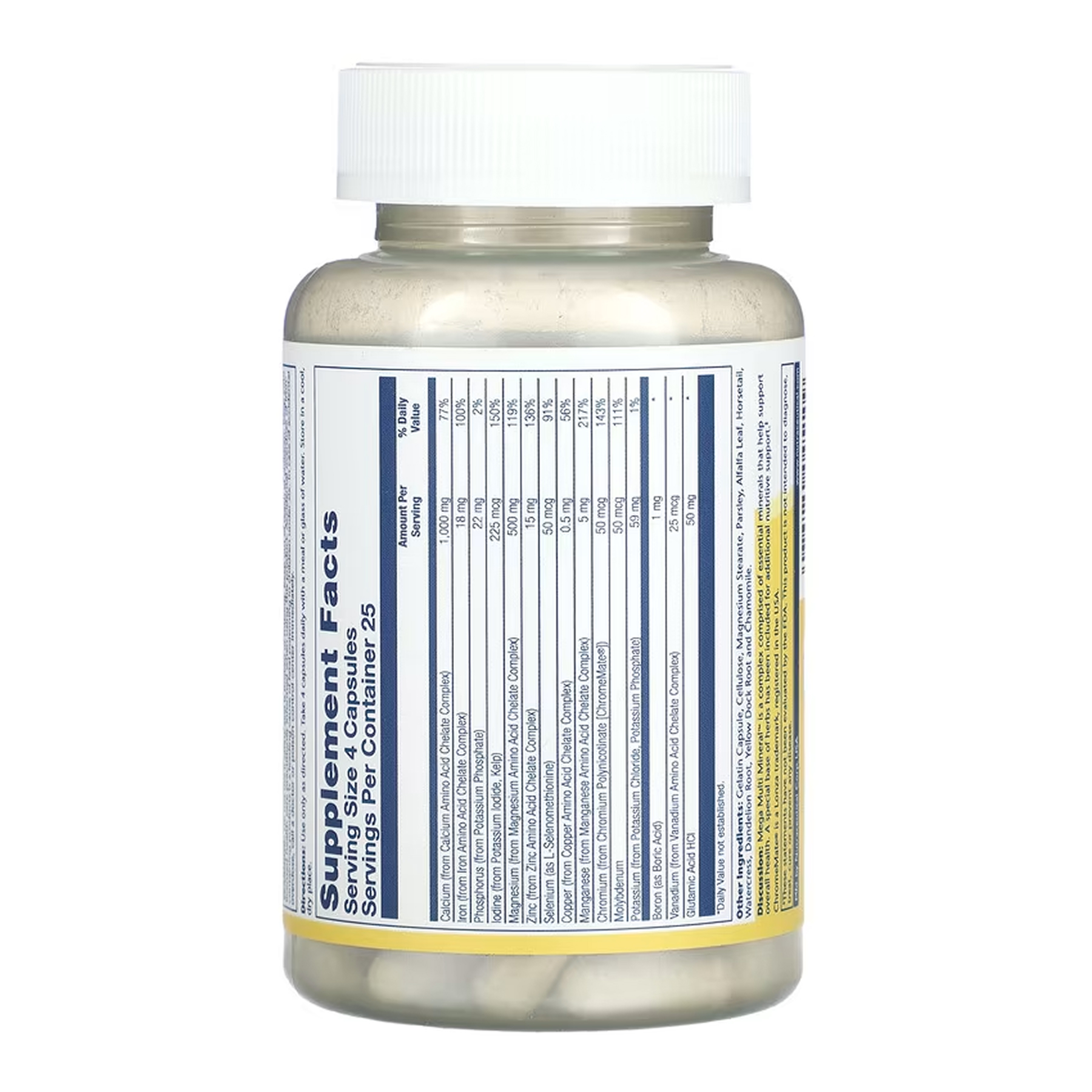 Solaray Multi Mineral - 100 caps 2023-10-6961