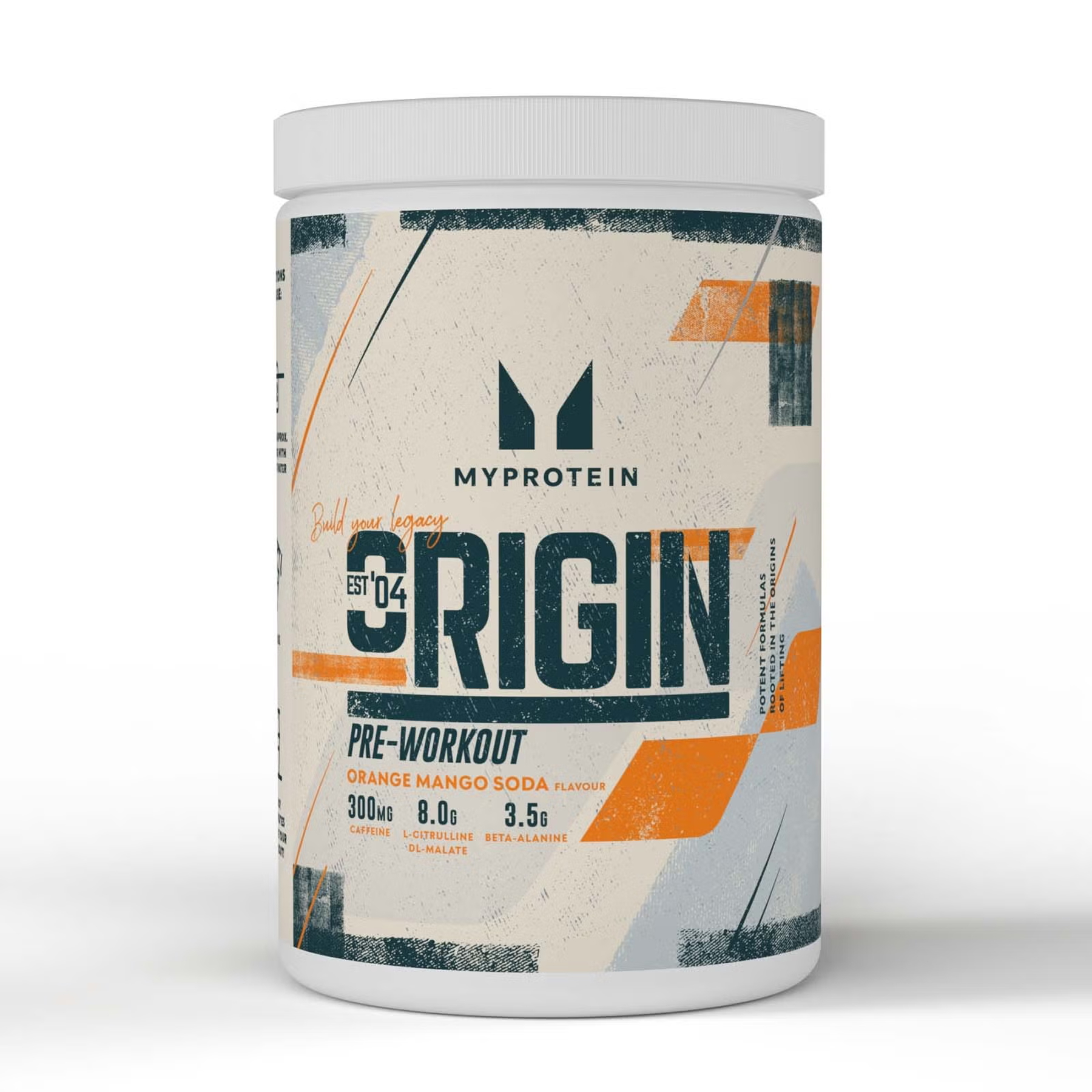 Myprotein Origin Pre-Workout - 600g Orange & Mango 2023-10-7588