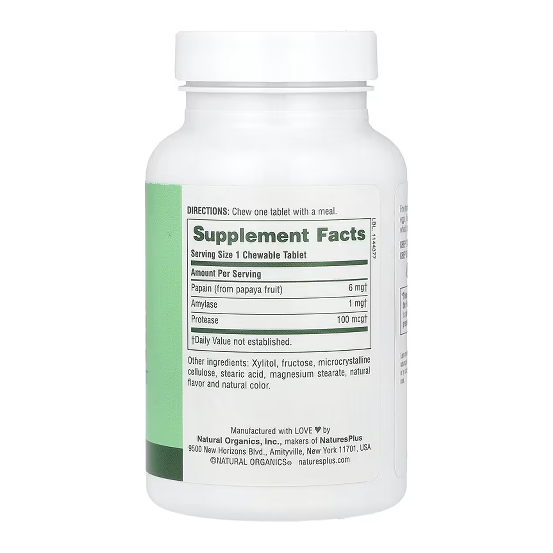 Nature's Plus Papaya Enzyme - 360 tabs 2023-10-6839