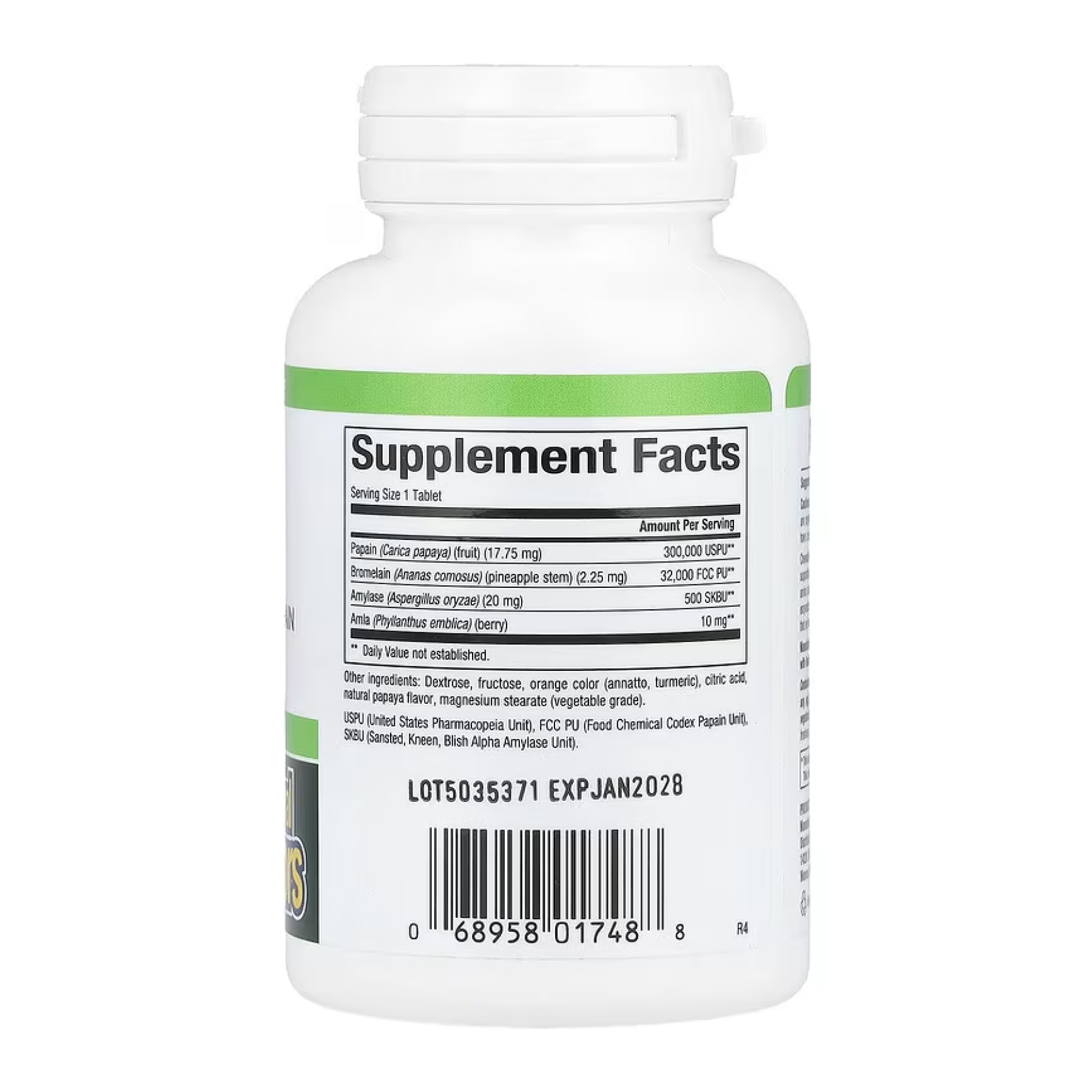 Natural Factors Papaya Enzymes - 60 tabs 2023-10-4701