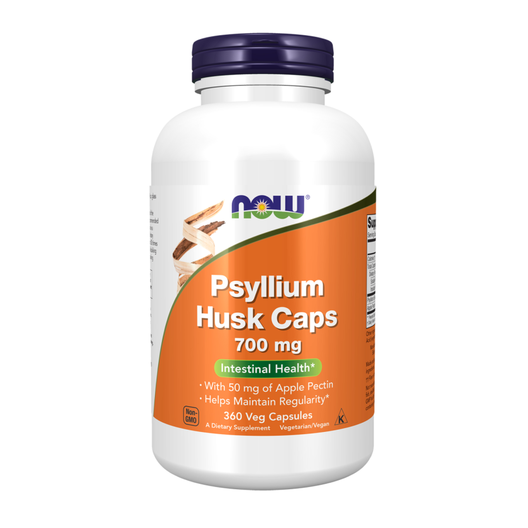 Now Foods Psyllium Husk 700mg - 360 vcaps 2023-10-2831